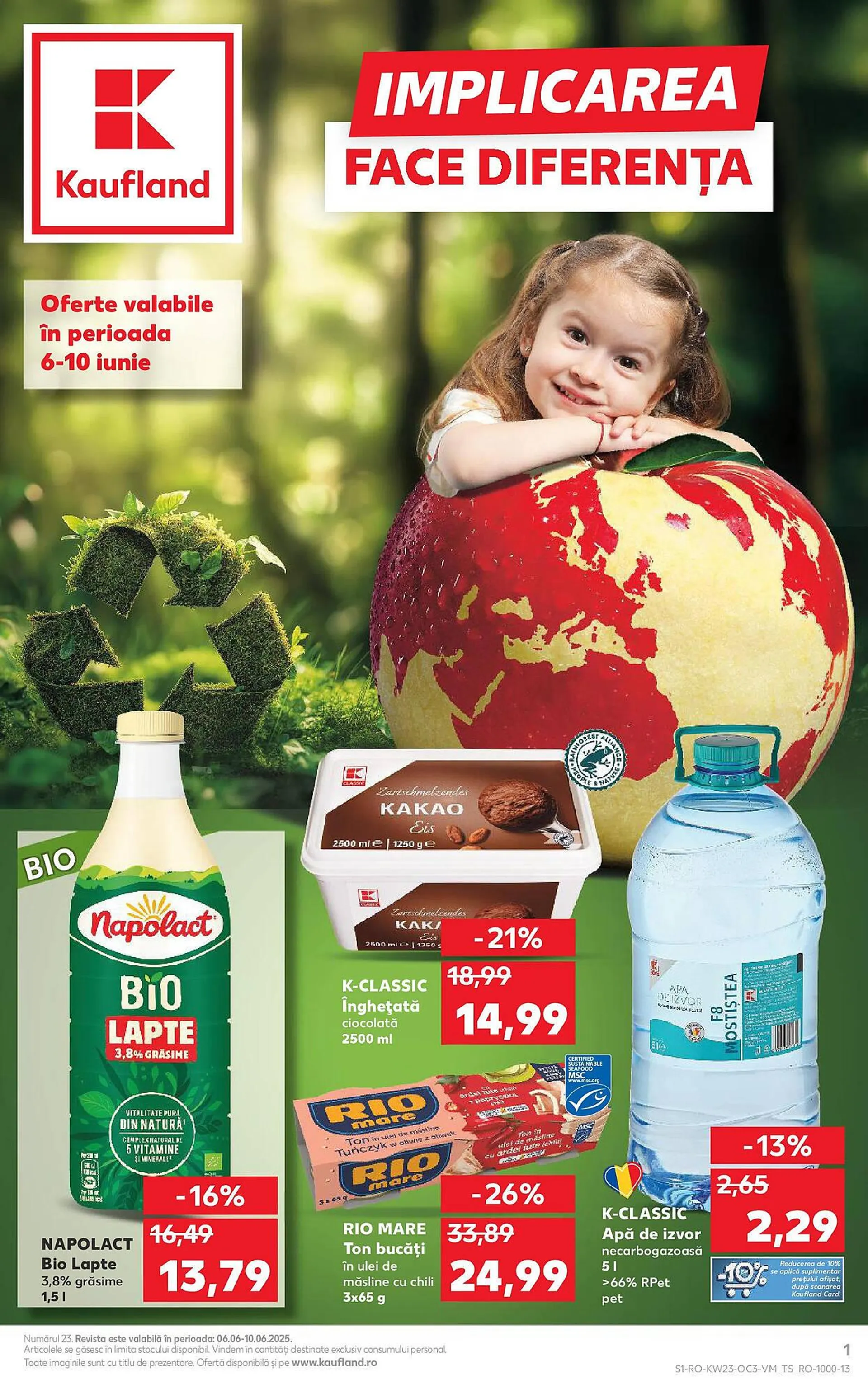 Catalog Catalog Kaufland de la 6 iunie până la 10 iunie 2025 - Revista Pagina 1