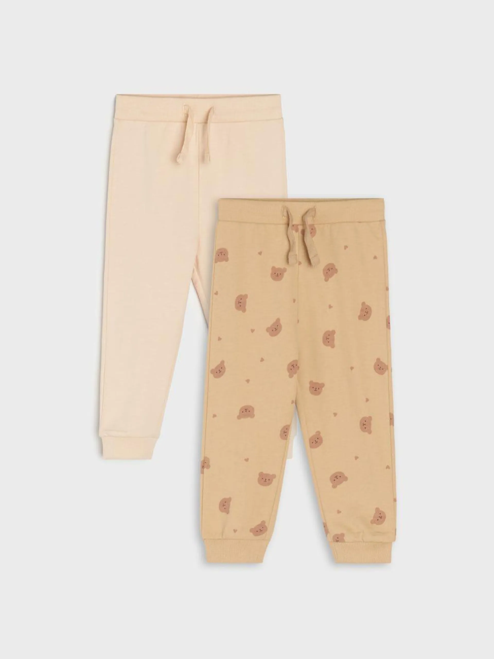 Set de 2 perechi de pantaloni sport jogger