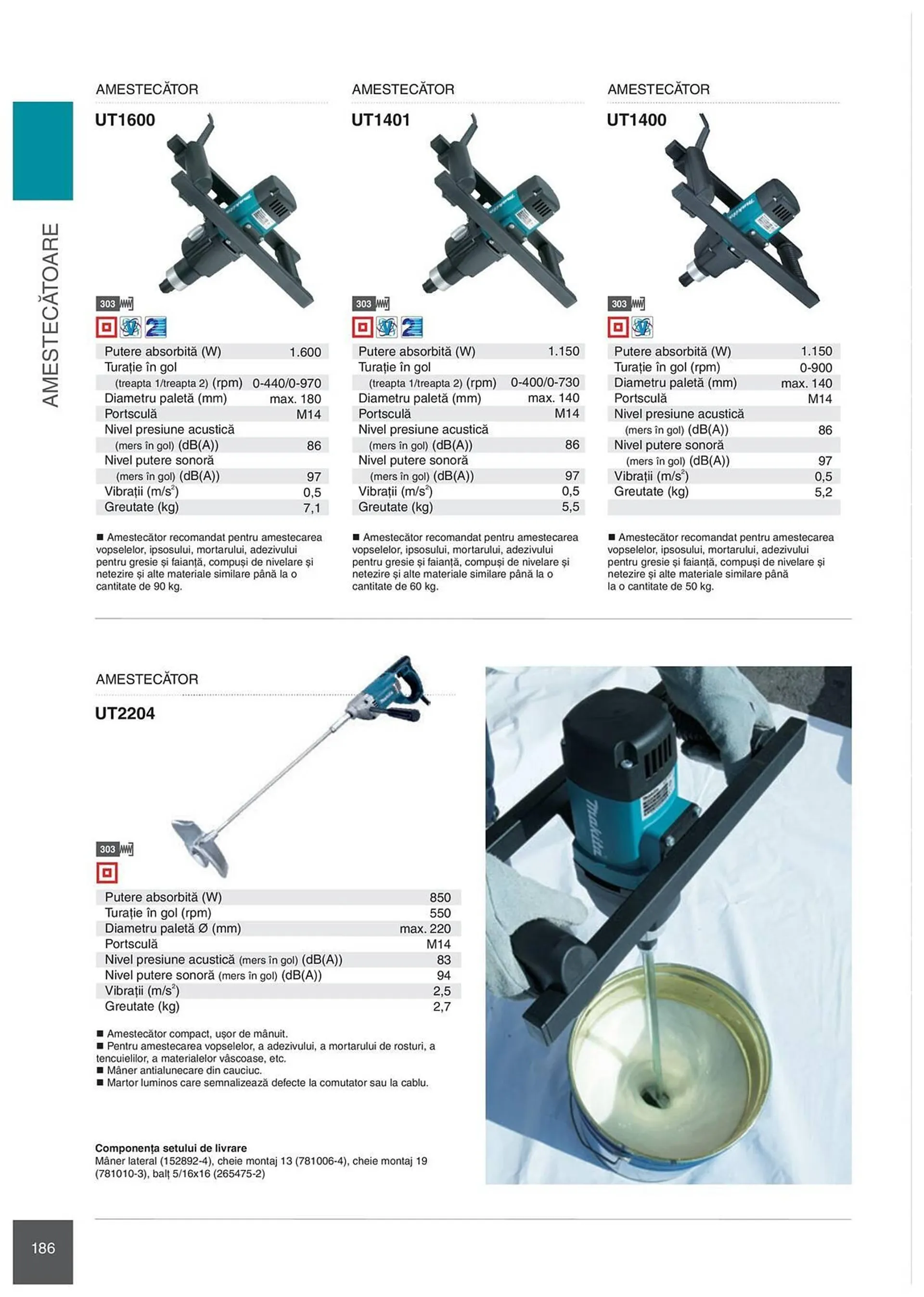 Catalog Сatalog Makita de la 6 februarie până la 31 decembrie 2024 - Revista Pagina 186