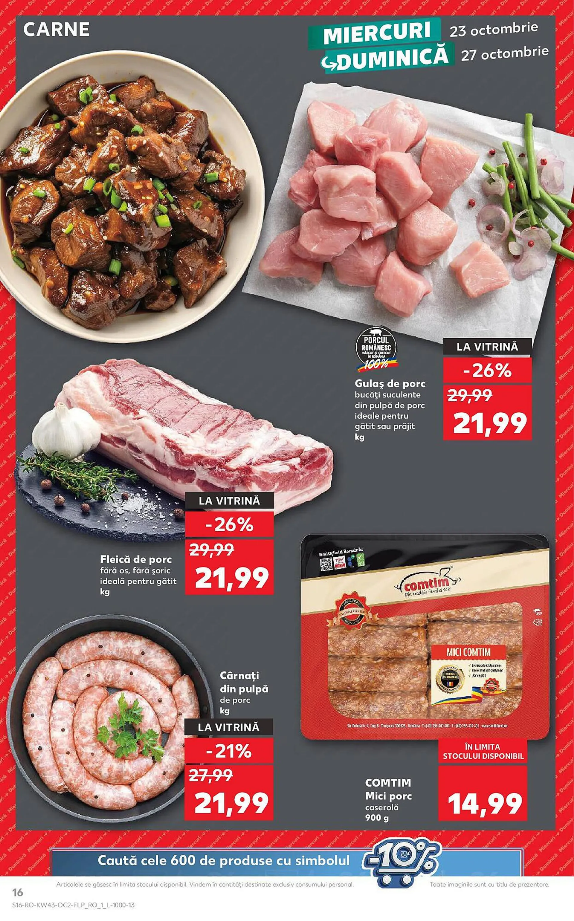 Catalog Catalog Kaufland de la 23 octombrie până la 29 octombrie 2024 - Revista Pagina 16