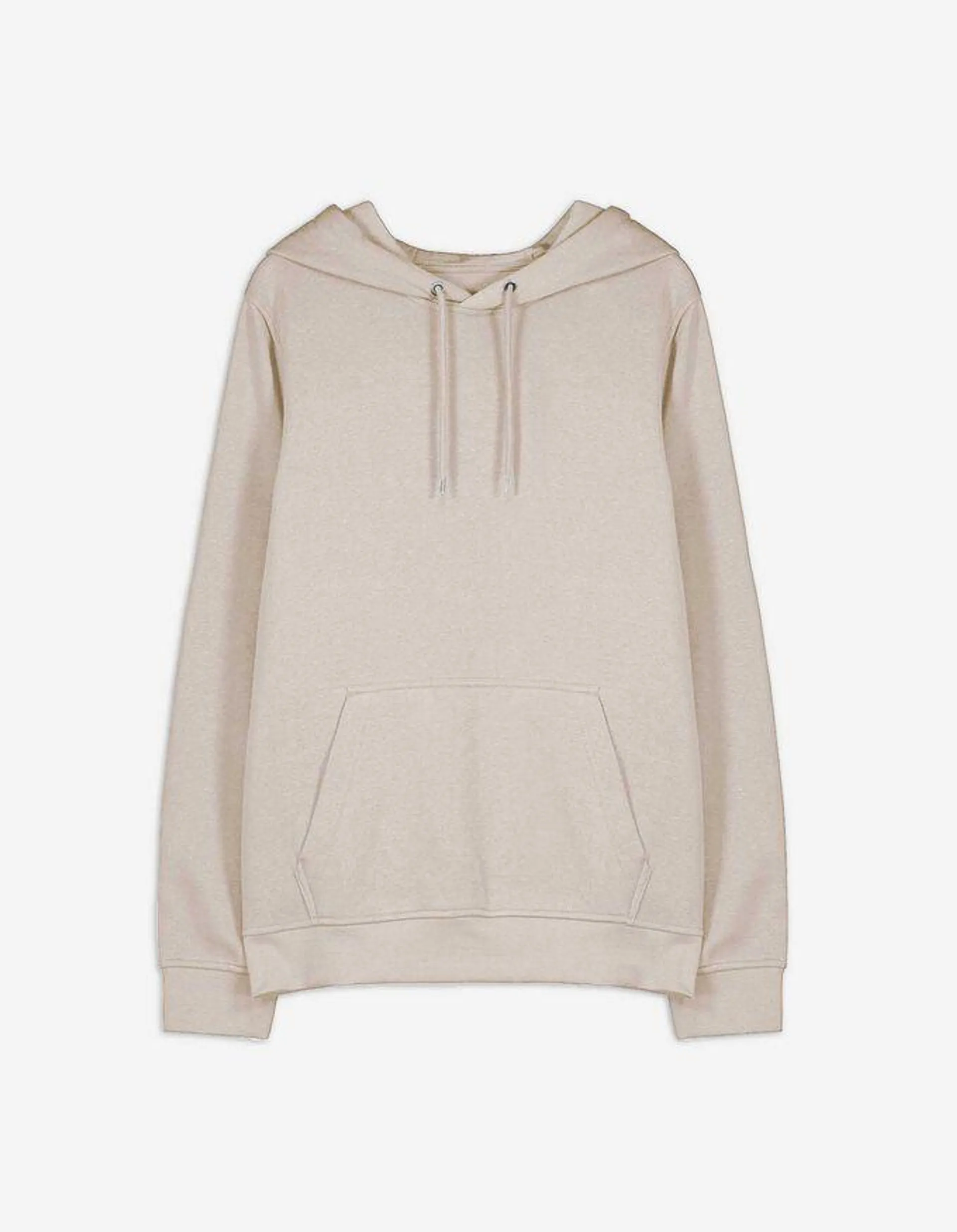 Hoodie - Regular fit - beige