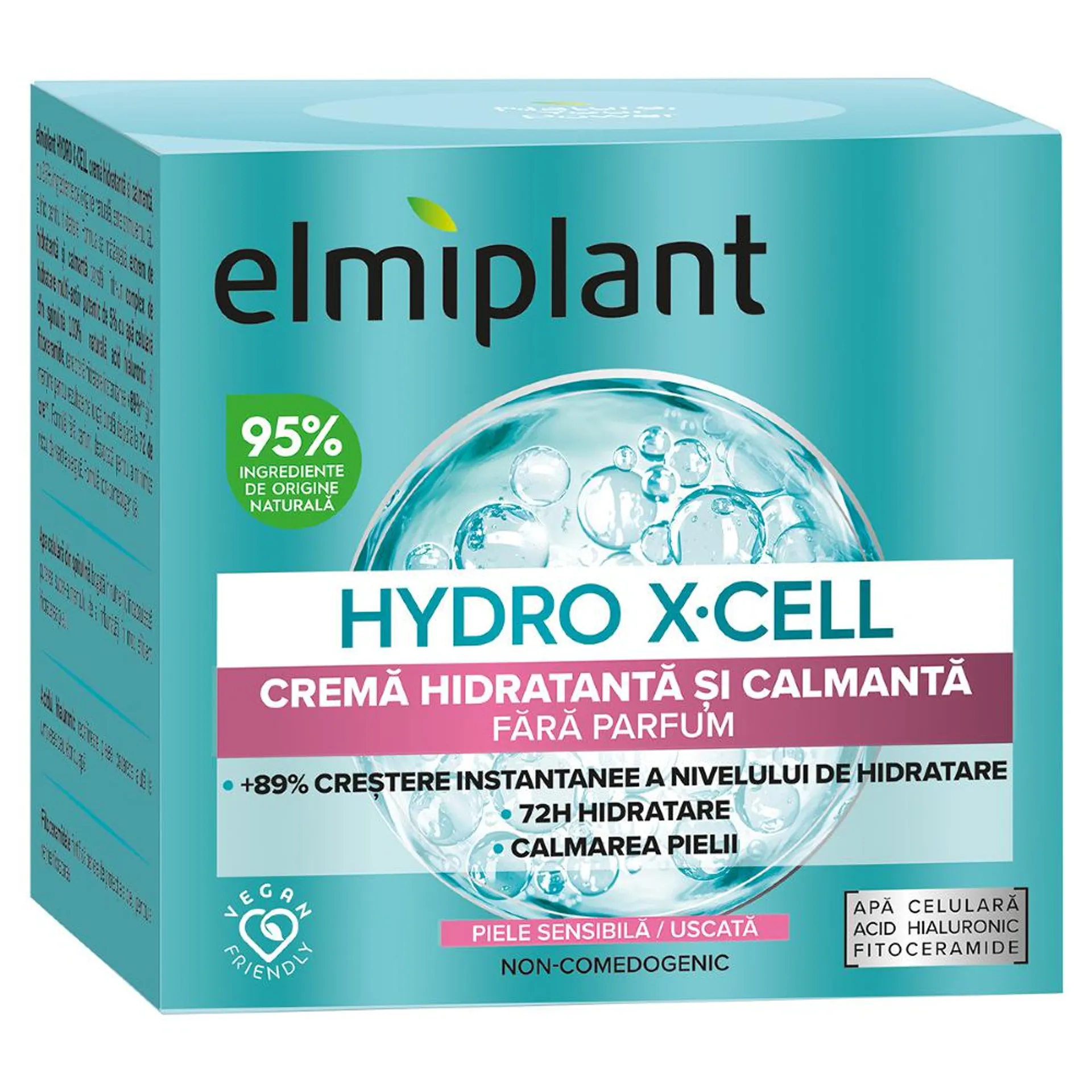 Crema hidratanta si calmanta Elmiplant Hydro X-cell 50ml