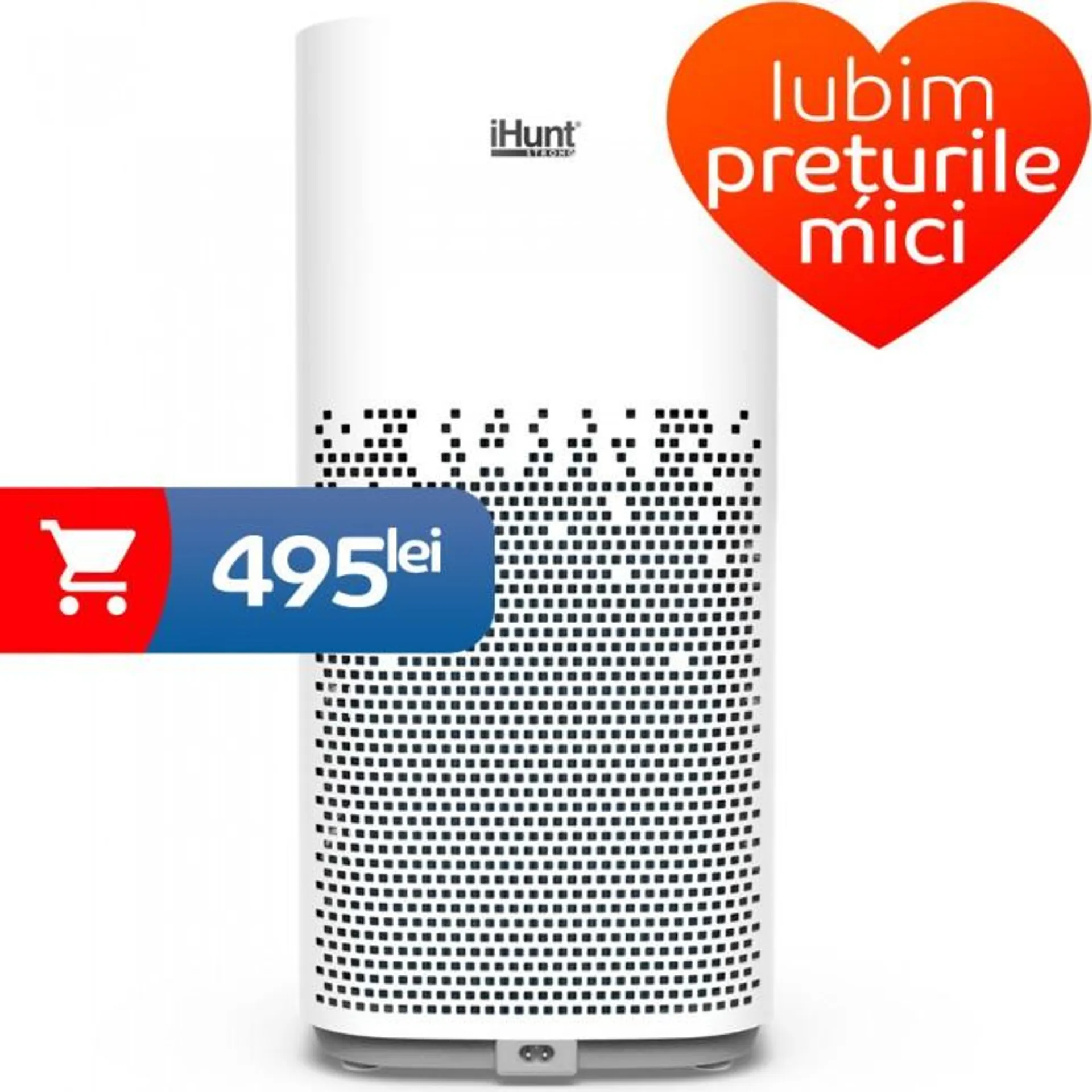 Purificator aer iHunt Air Purifier Smart 48 m² / 400 m³/ h