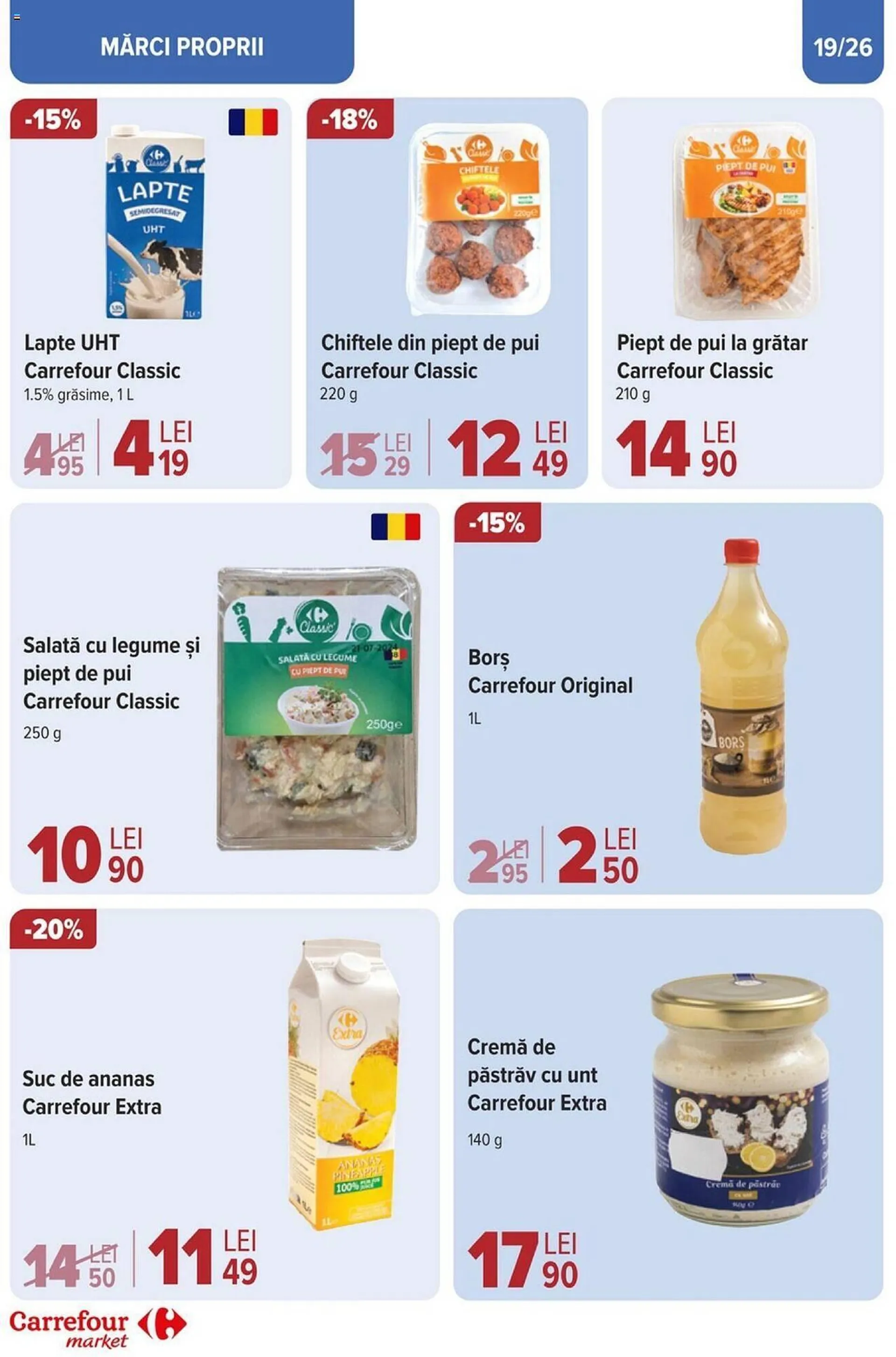 Catalog Carrefour catalog de la 24 iulie până la 30 iulie 2024 - Revista Pagina 19