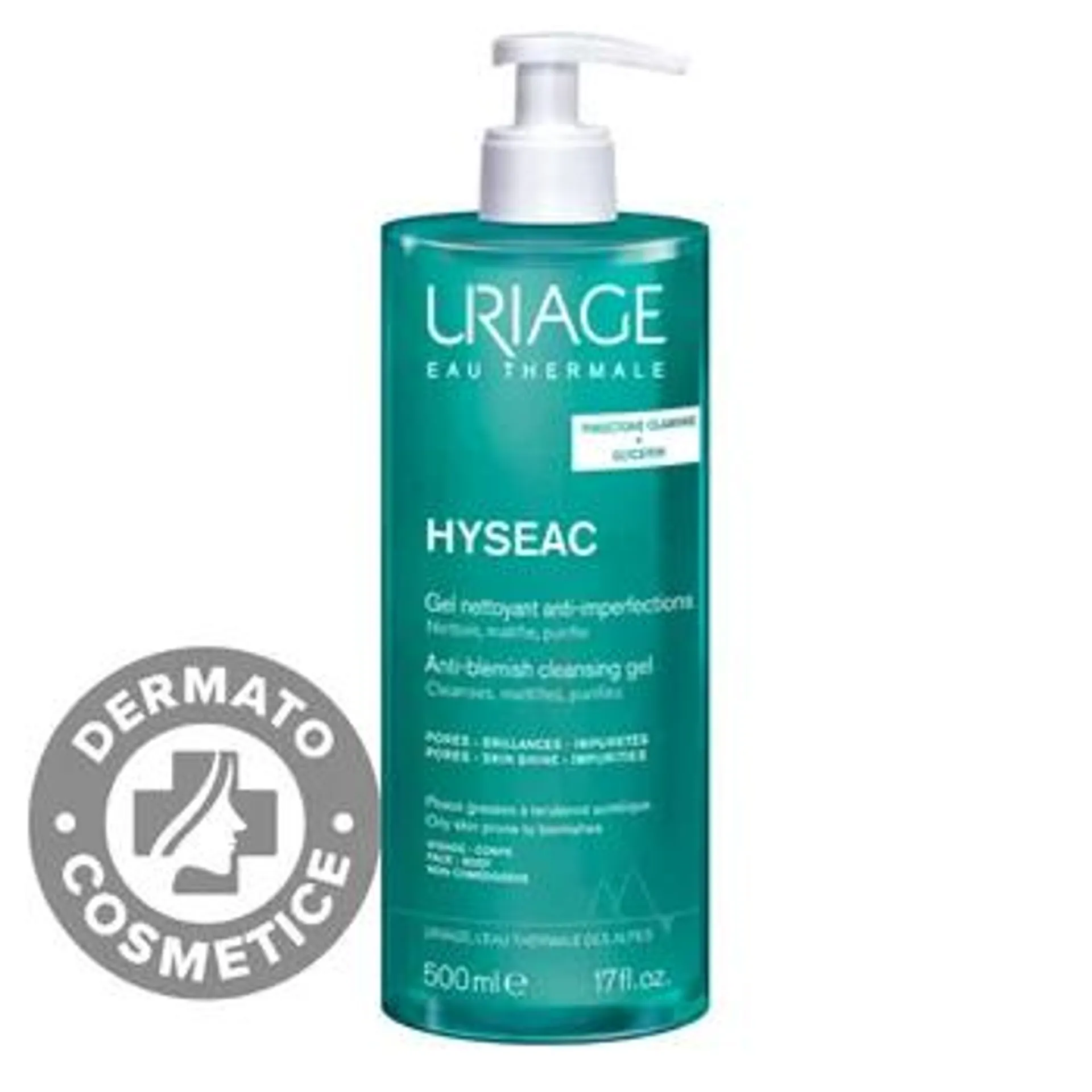 Gel de curatare anti-imperfectiuni Hyseac, 500ml, Uriage