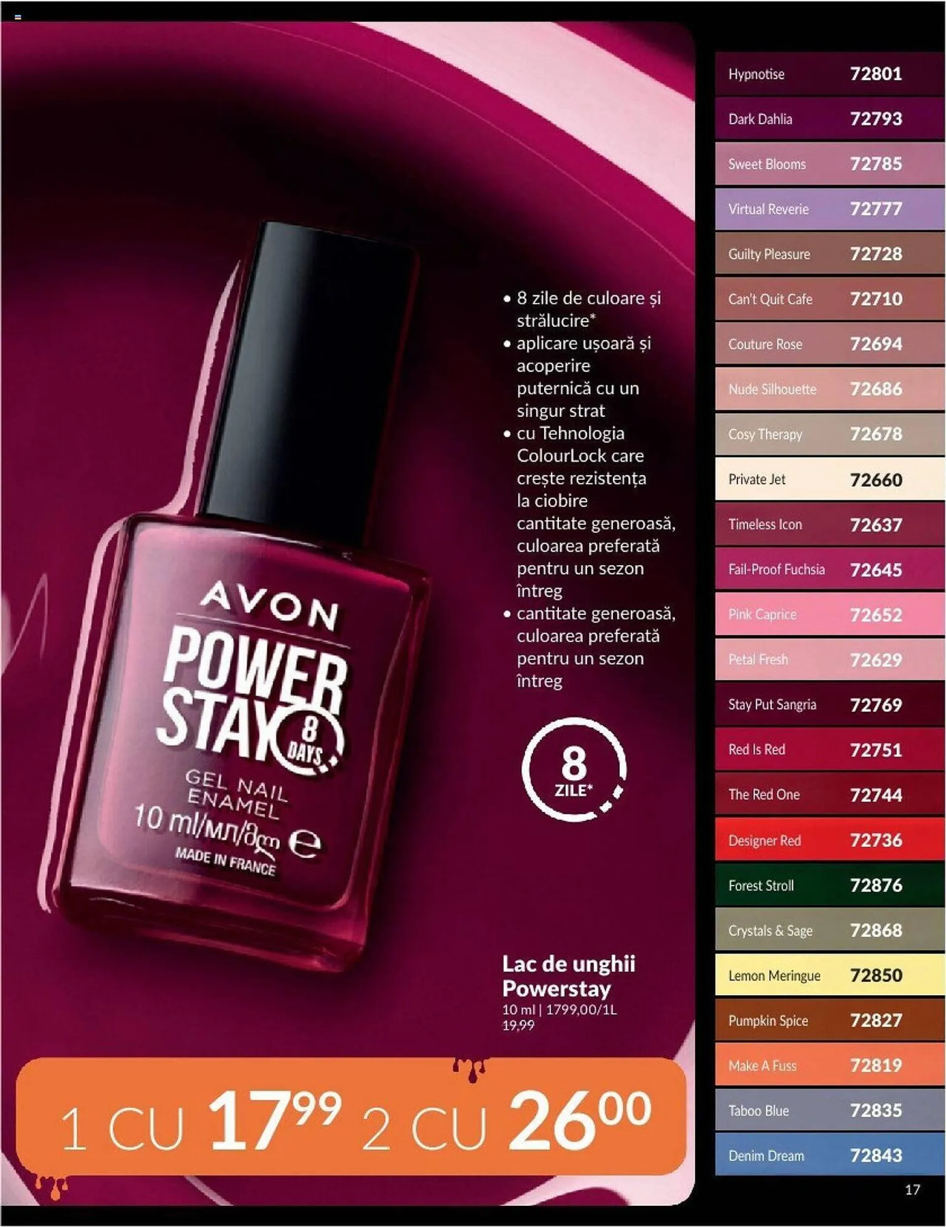 Catalog Catalog Avon de la 18 octombrie până la 31 octombrie 2024 - Revista Pagina 17