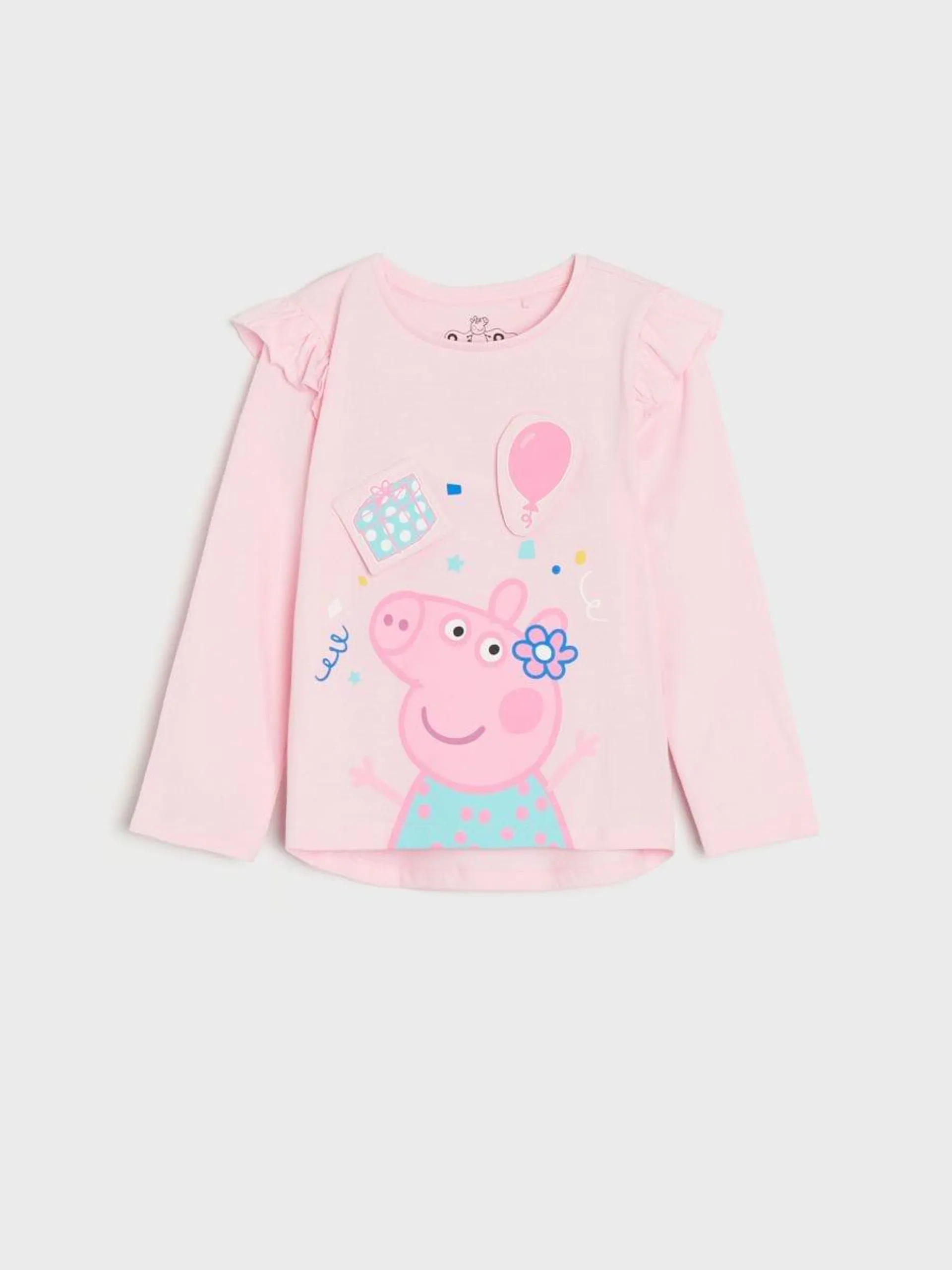 Tricou Peppa Pig cu mânecă lungă