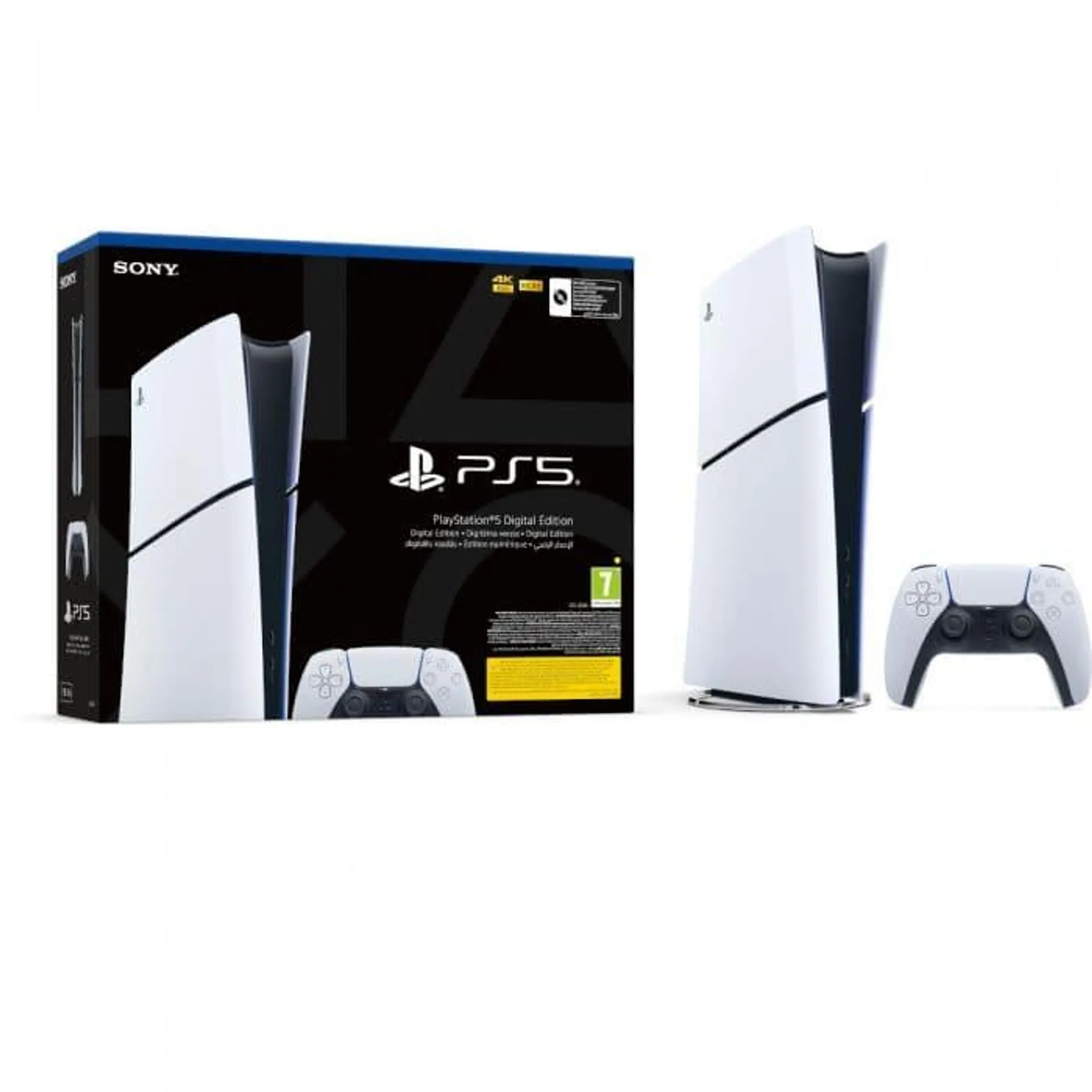 Consola Sony PS5 (PlayStation 5) D Chassis Digital Edition, 1TB, Slim, alb