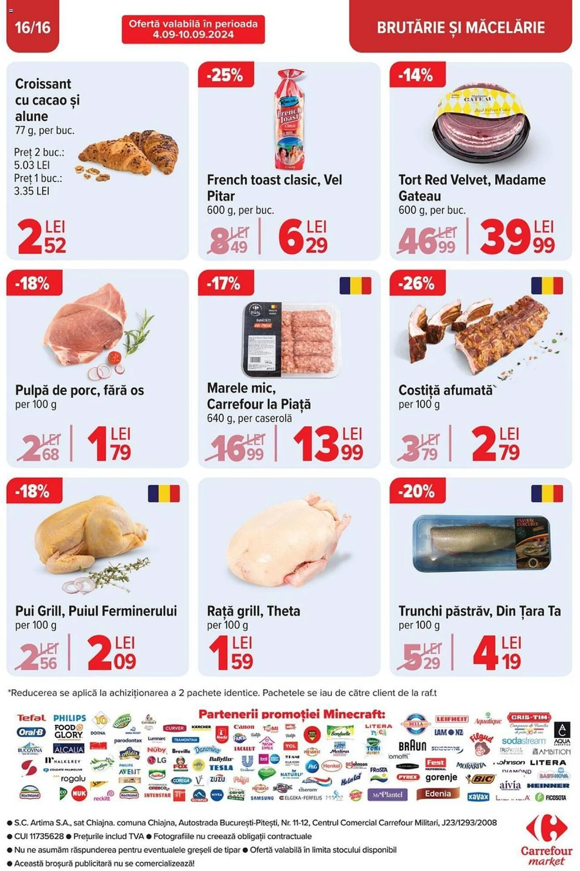 Catalog Catalog Carrefour Market de la 4 septembrie până la 17 septembrie 2024 - Revista Pagina 34