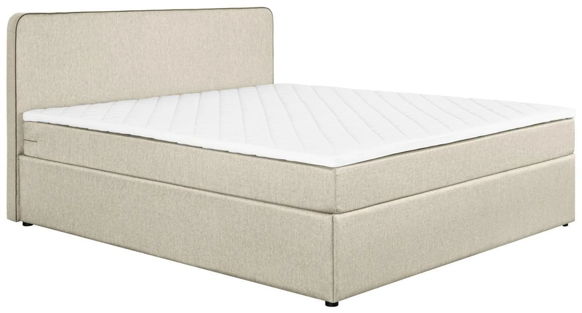 TIP BOXSPRING FĂRĂ ARCURI 160/200 cm bej