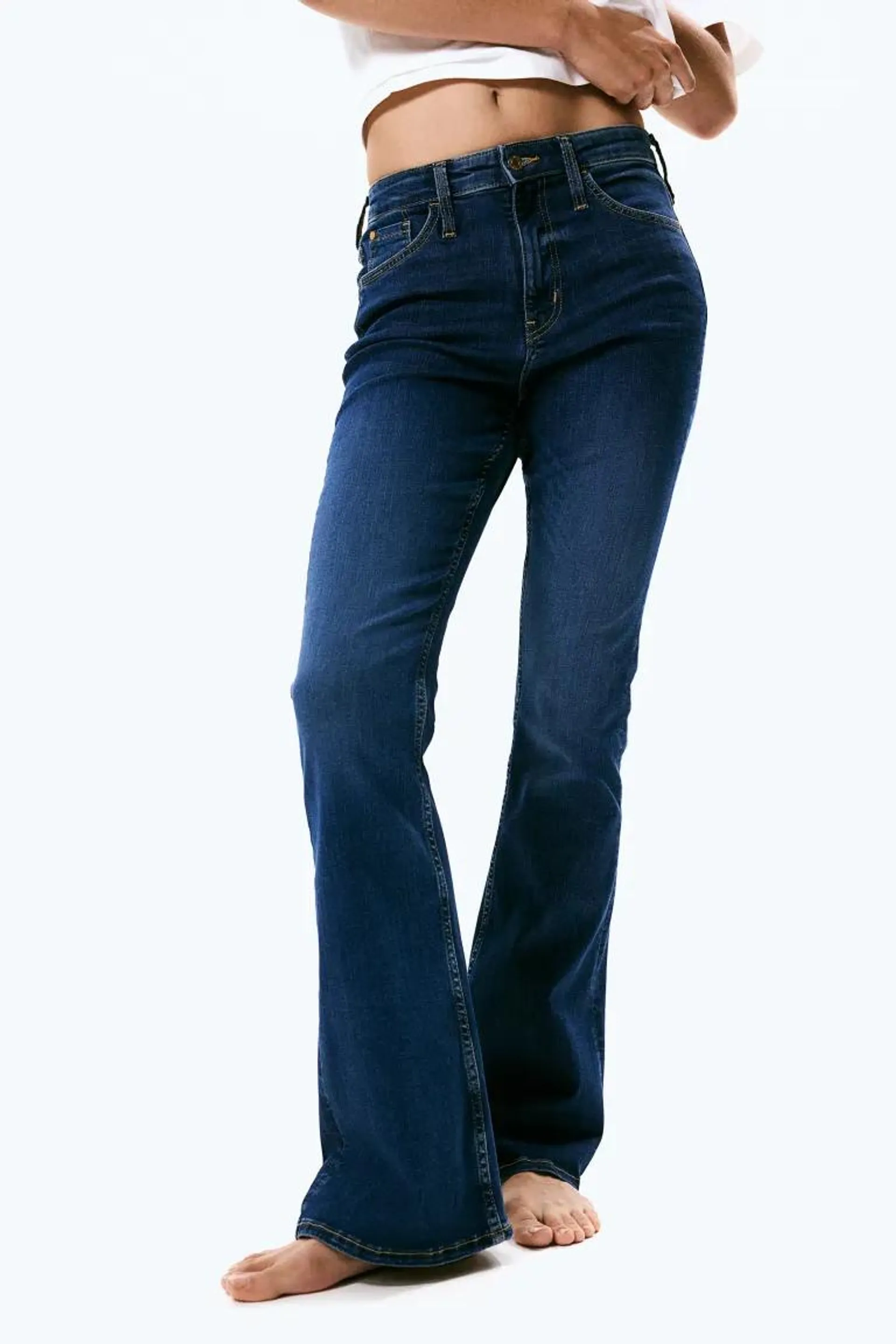 Flared Ultra High Jeans