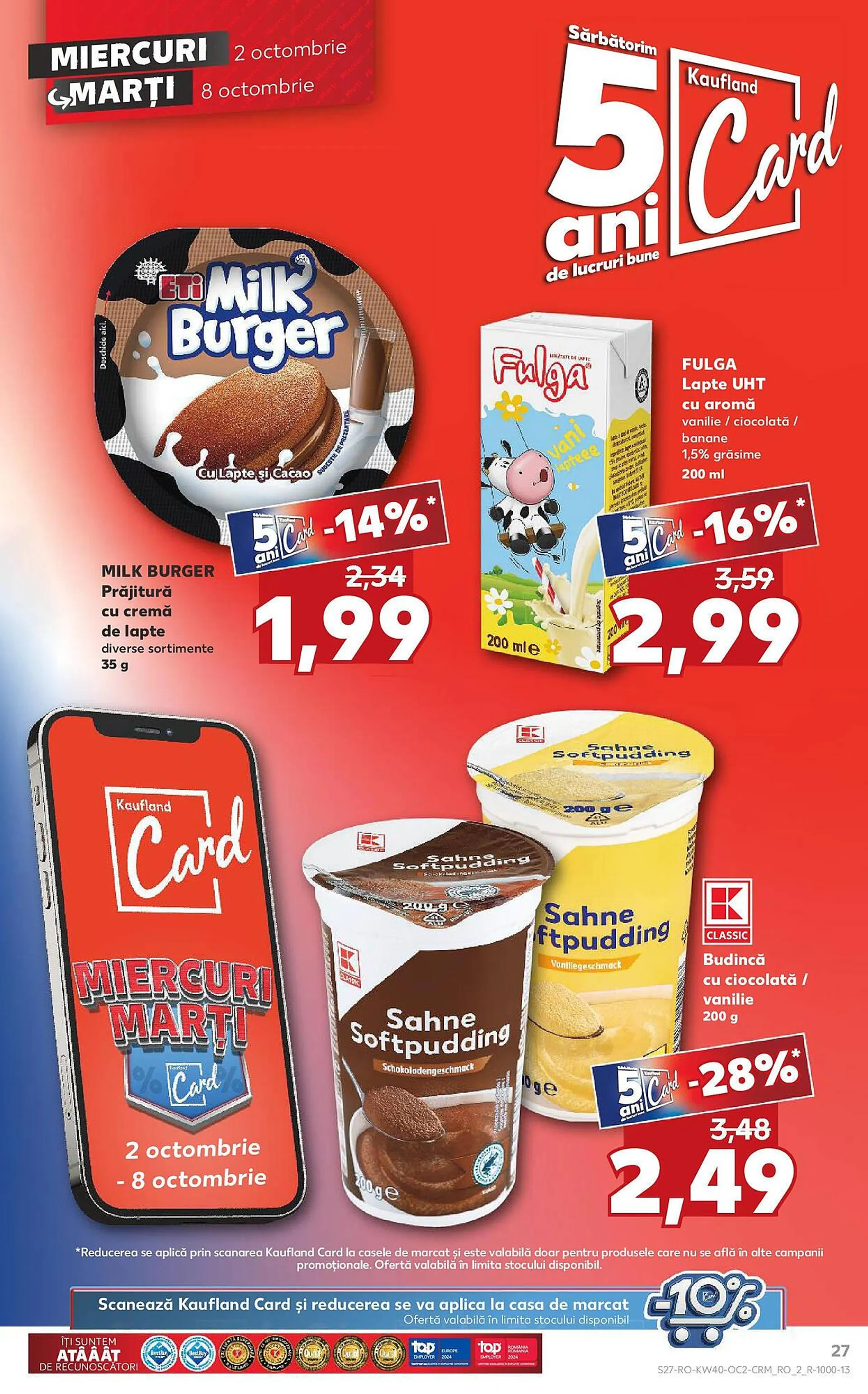 Catalog Catalog Kaufland de la 2 octombrie până la 8 octombrie 2024 - Revista Pagina 27