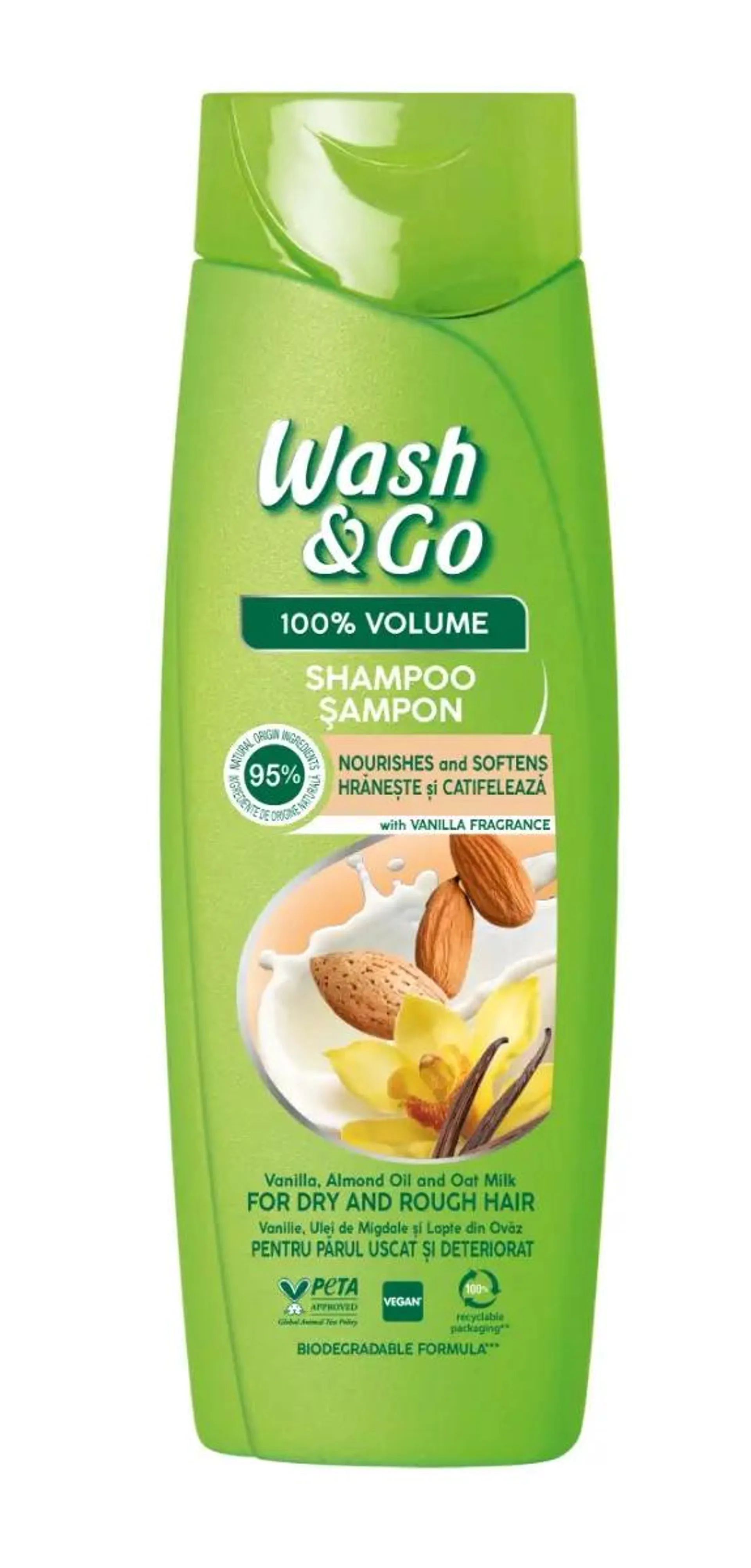 Sampon Wash & Go Vanilla 360ml