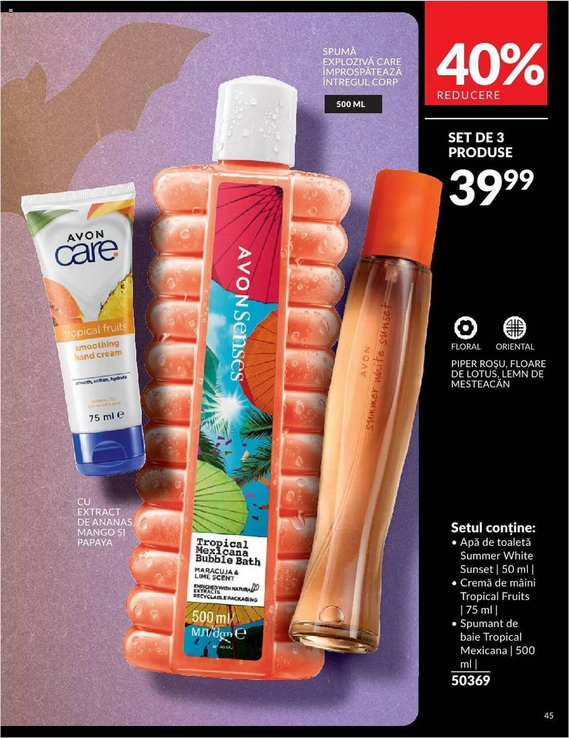 Catalog Catalog Avon de la 18 octombrie până la 31 octombrie 2024 - Revista Pagina 45