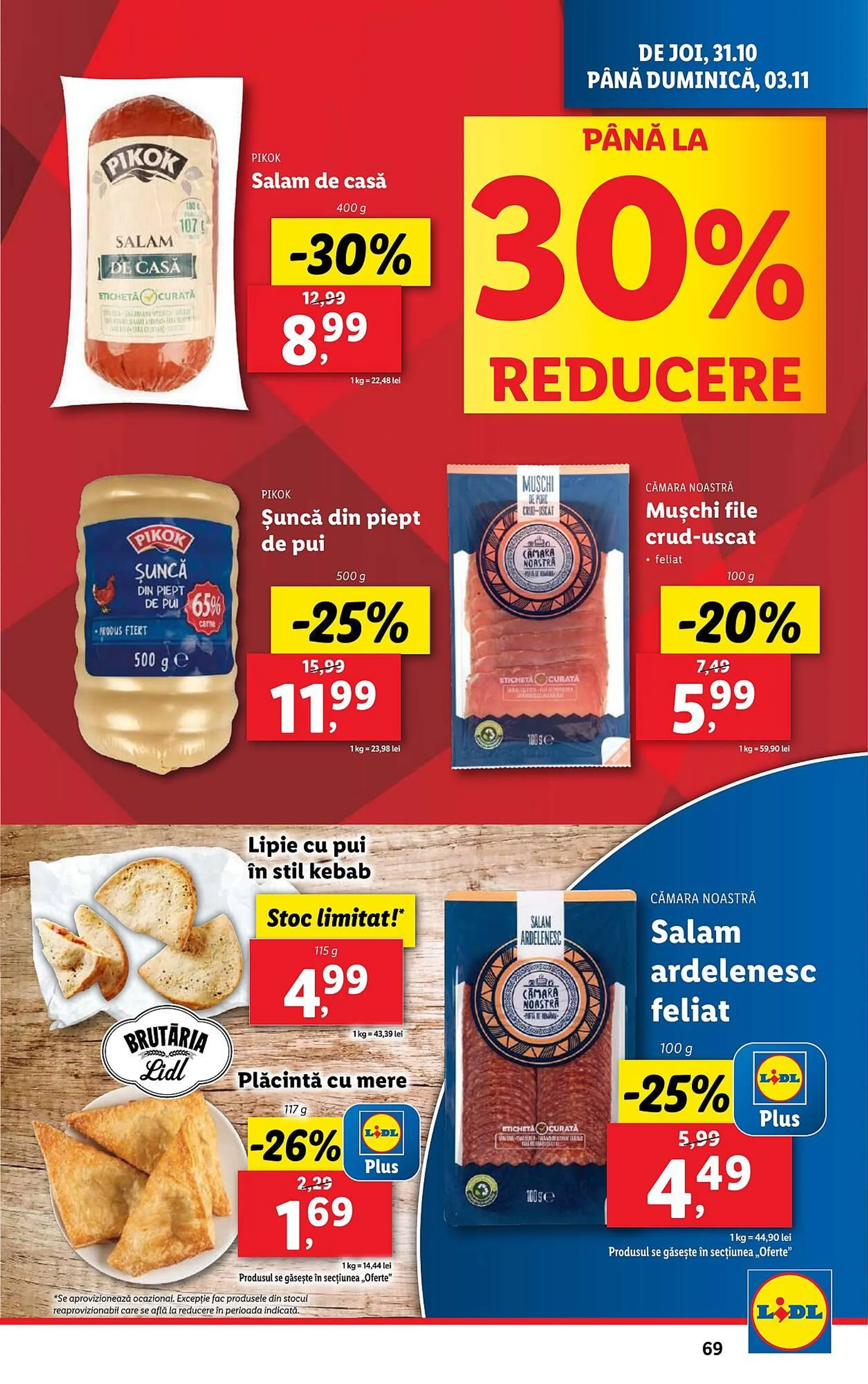 Catalog Catalog Lidl de la 28 octombrie până la 3 noiembrie 2024 - Revista Pagina 69