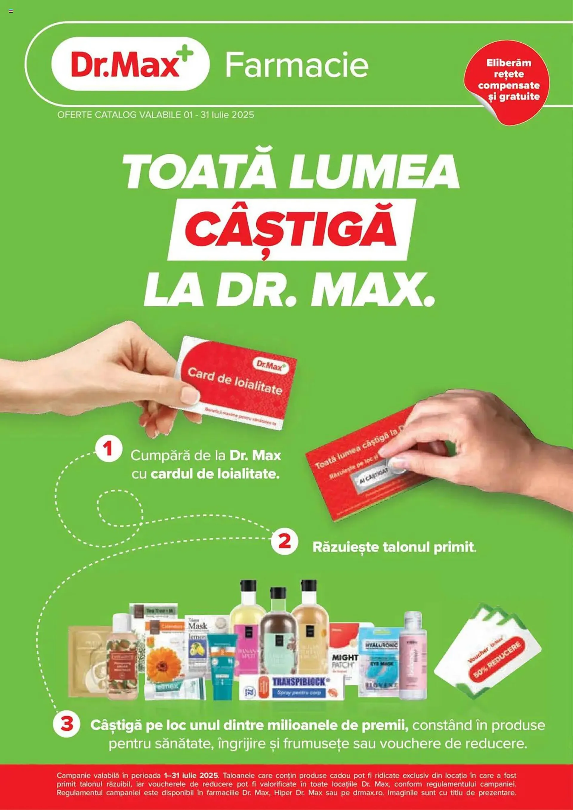Catalog Catalog Dr.Max de la 30 iunie până la 31 iulie 2025 - Revista Pagina 1