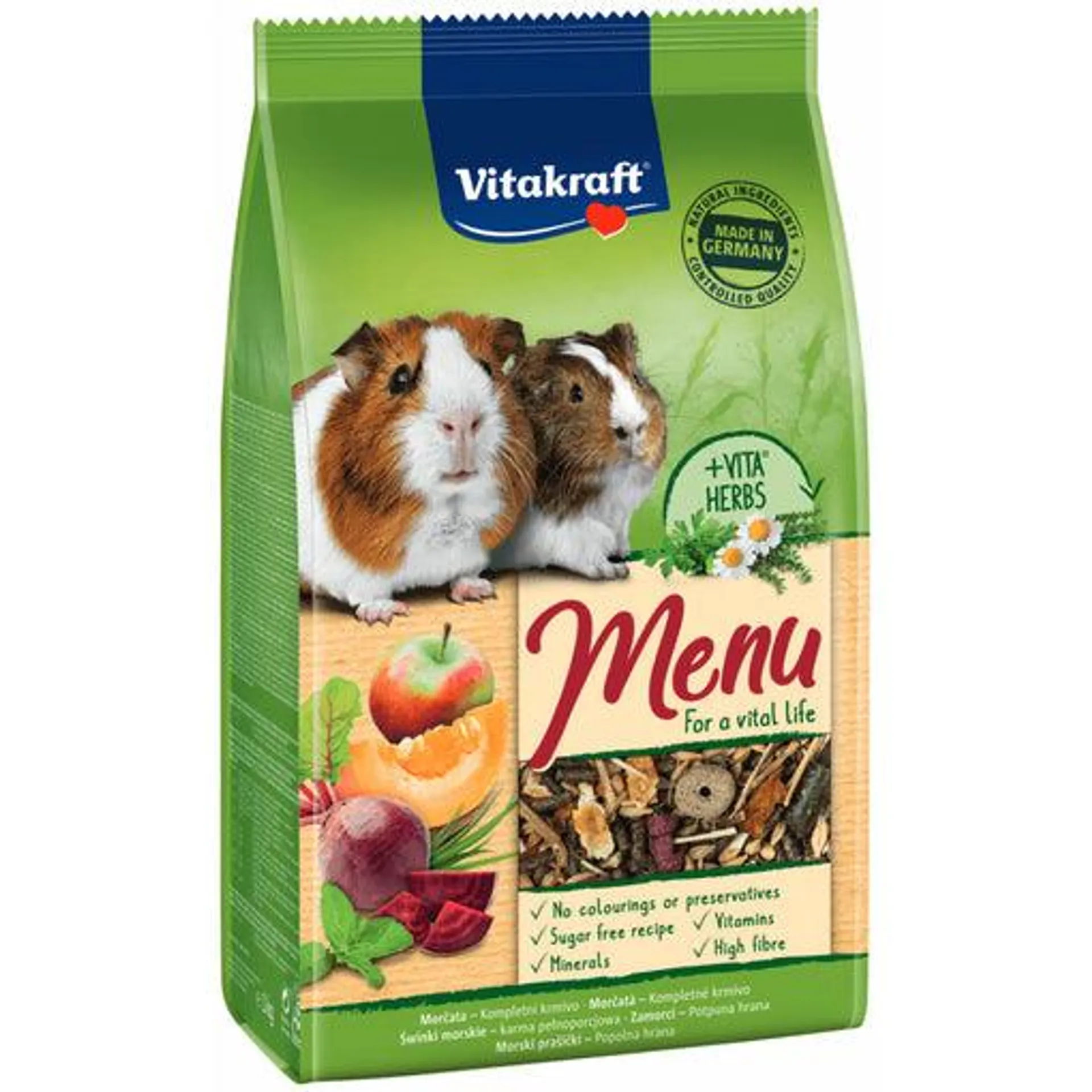 Hrana pentru porcusori de Guineea Vitakraft Premium Menu 1KG