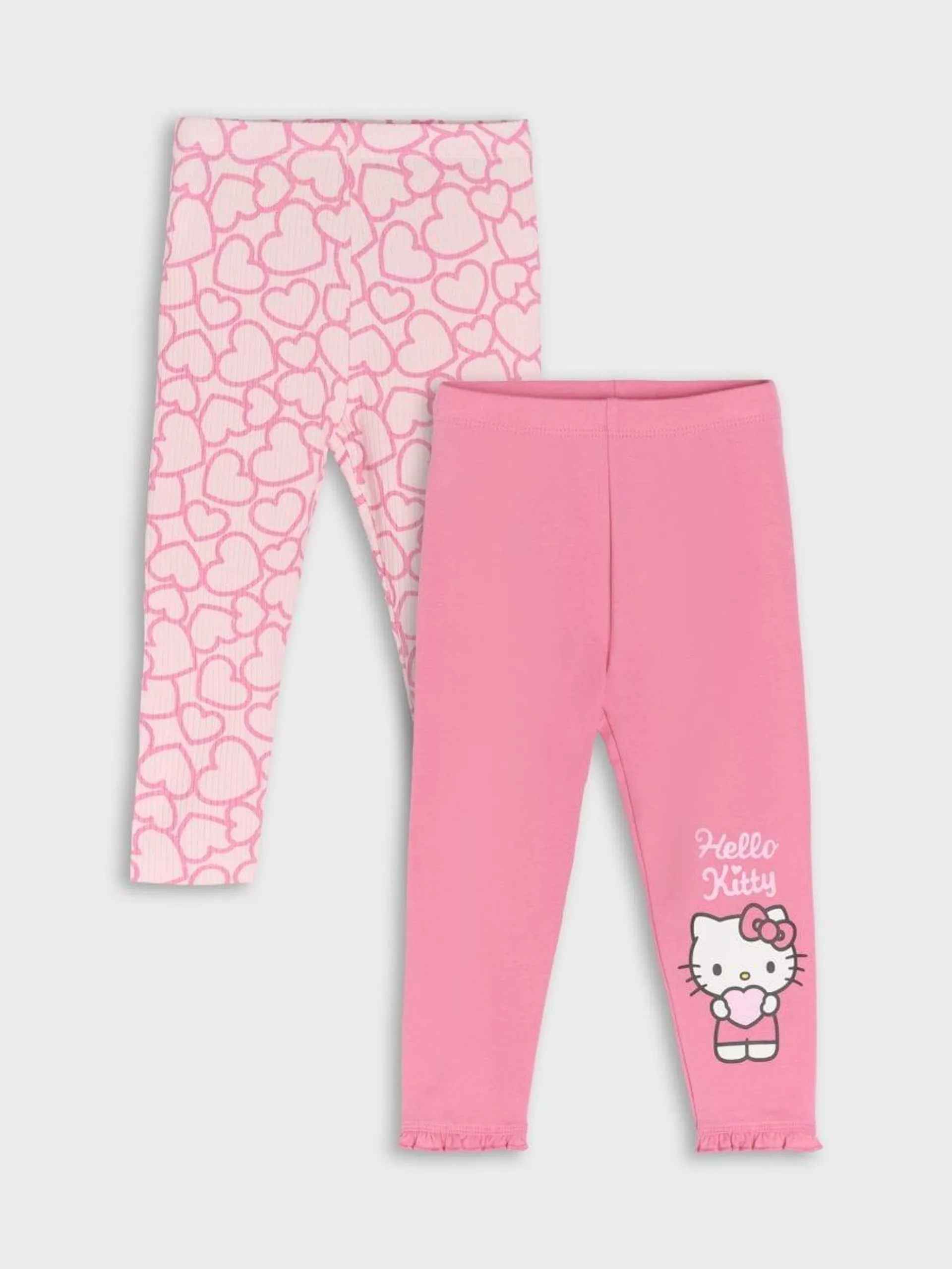 Set de 2 perechi de colanți Hello Kitty