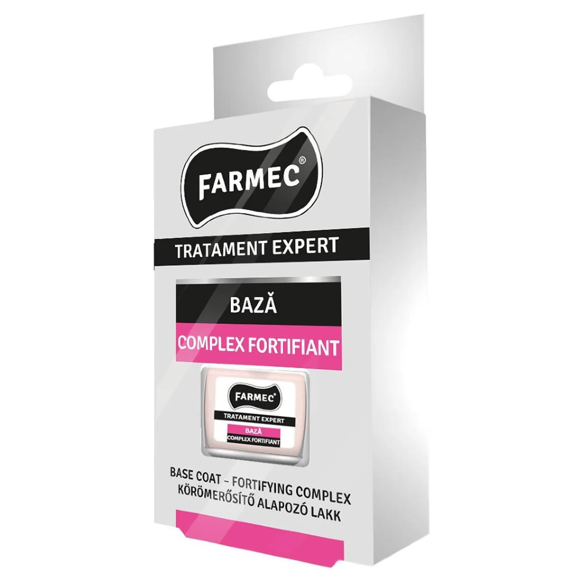 Tratament pentru unghii Farmec Expert, baza complex fortifiant, 11ml