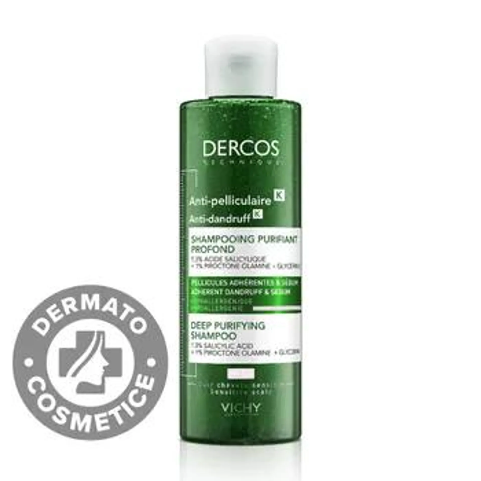 Sampon purificator antimatreata Dercos, 250ml, Vichy