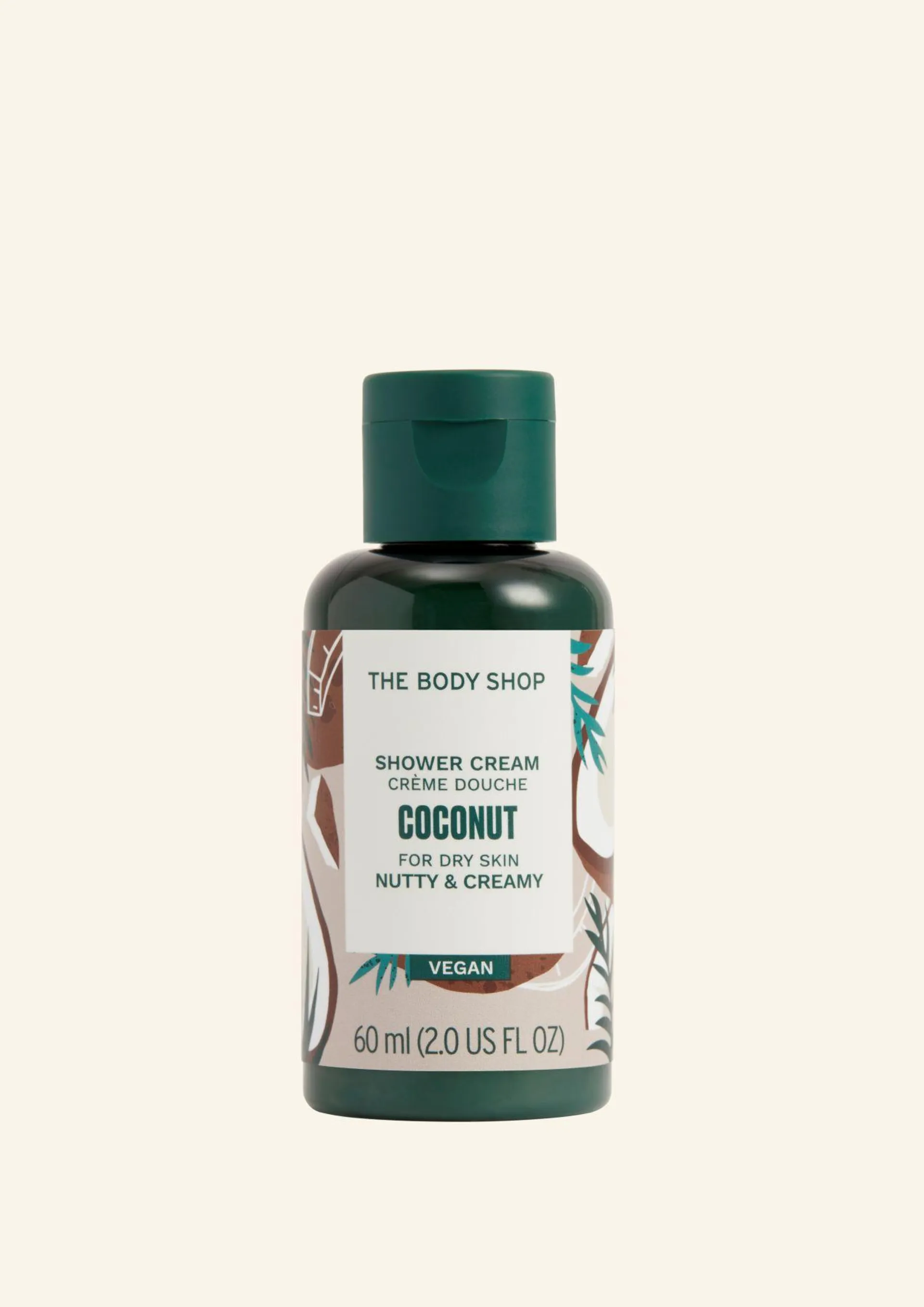 Crema pentru baie si dus Coconut 60 ml