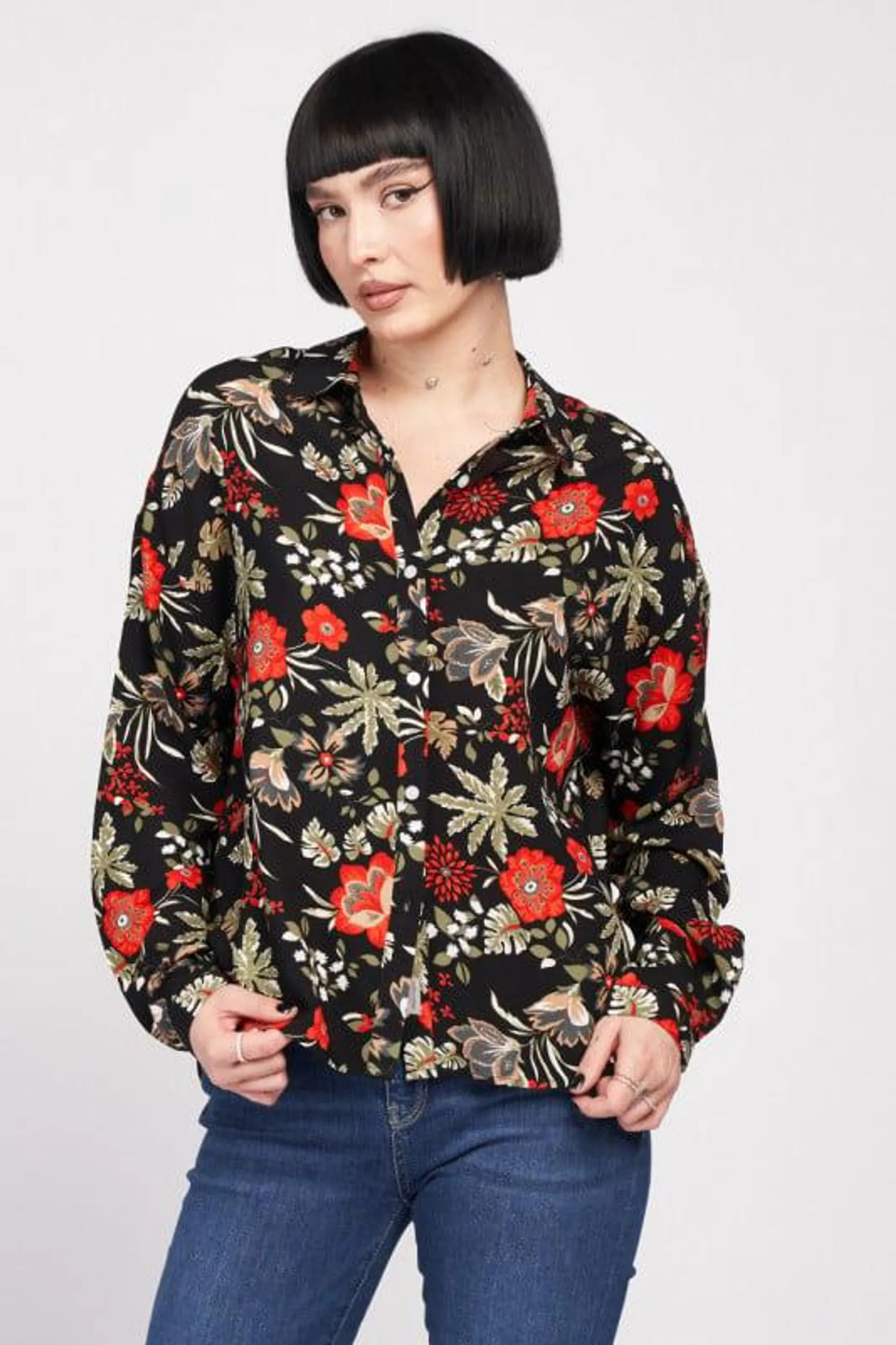 Lee Cooper - Camasa dama cu model floral