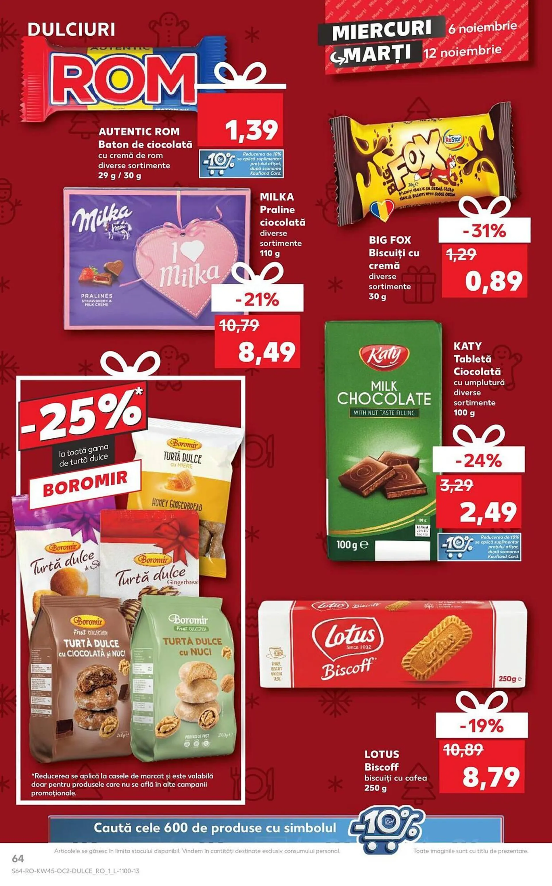 Catalog Catalog Kaufland de la 6 noiembrie până la 12 noiembrie 2024 - Revista Pagina 64