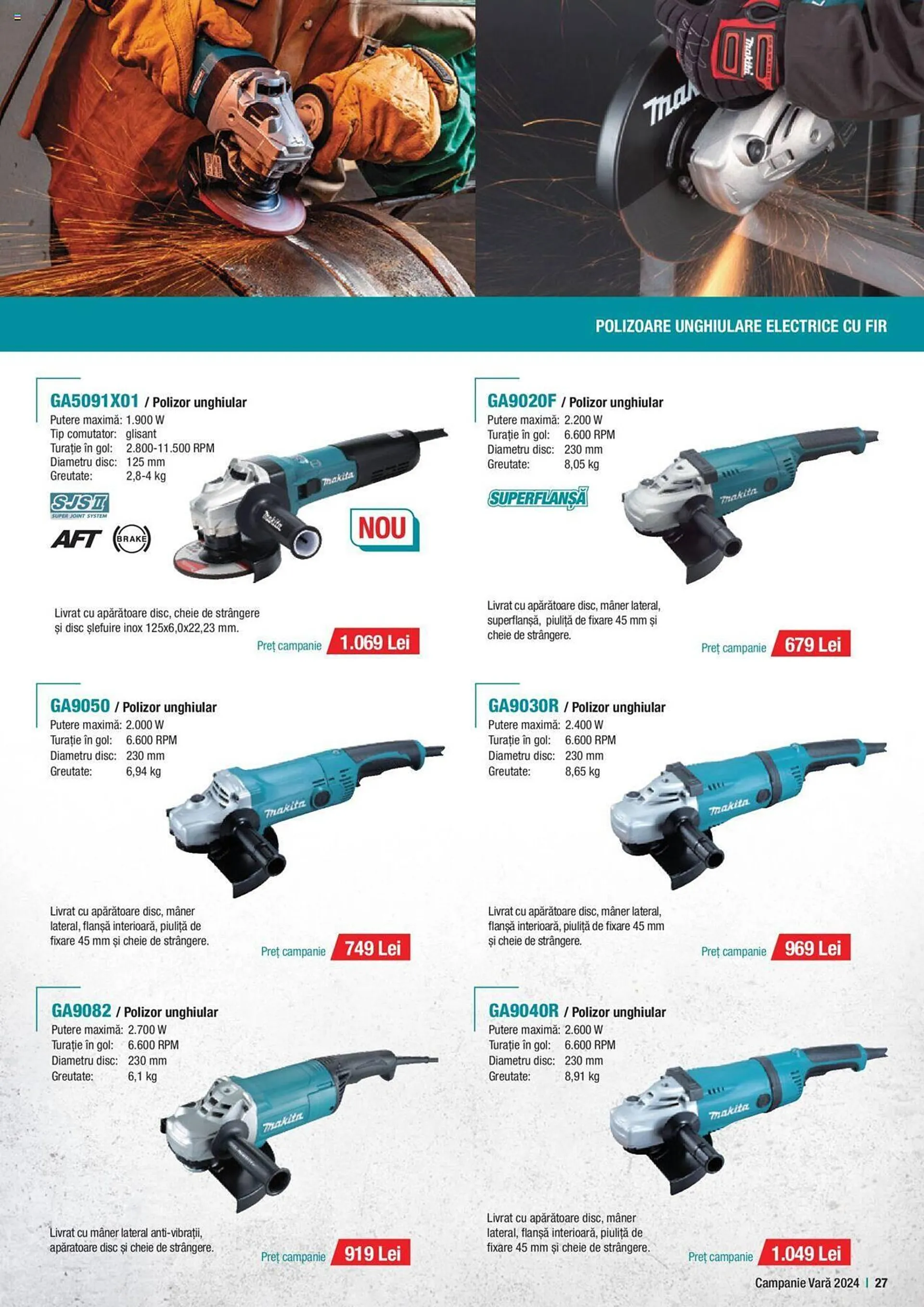 Catalog Makita catalog de la 1 iulie până la 30 septembrie 2024 - Revista Pagina 27