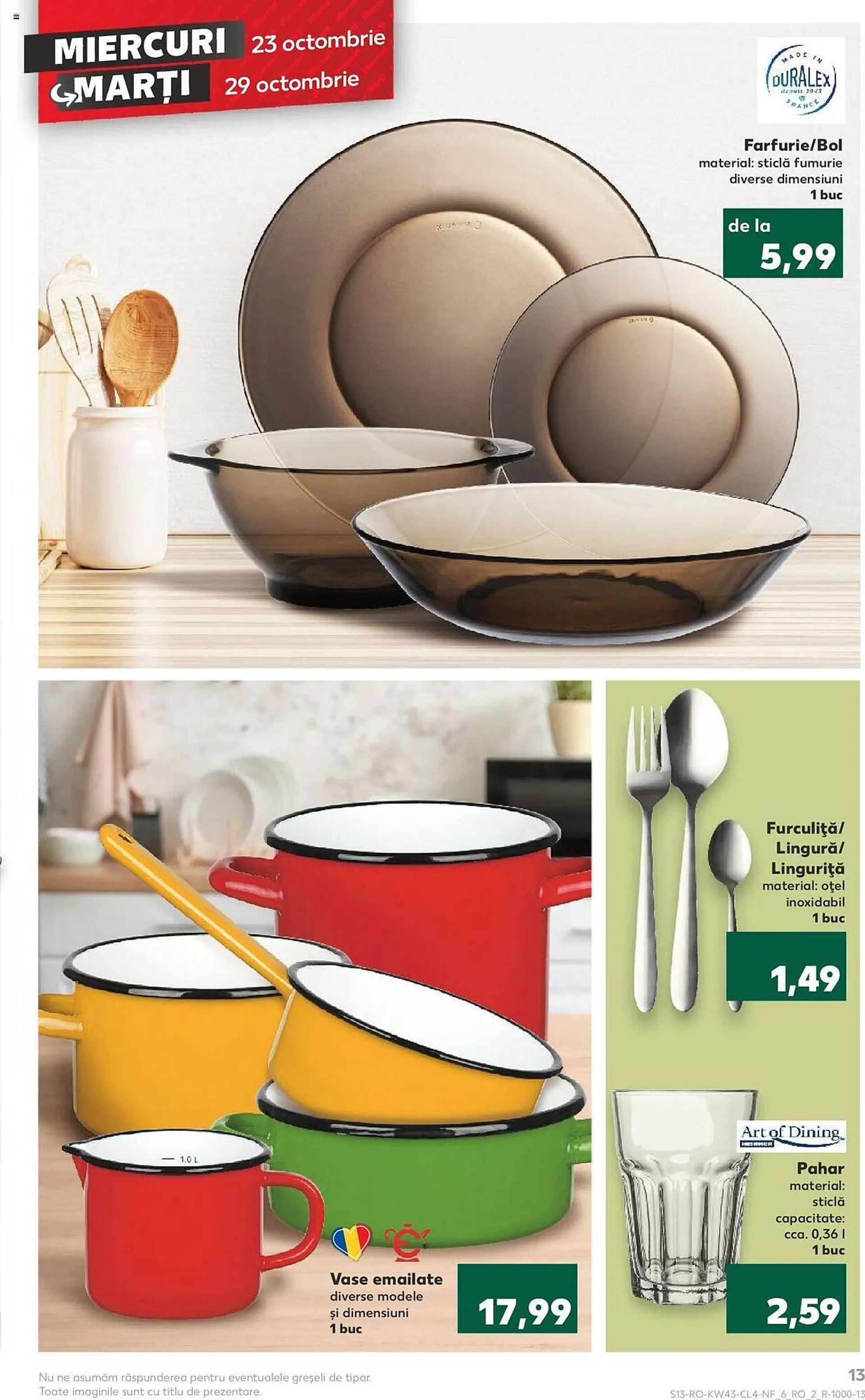 Catalog Catalog Kaufland de la 23 octombrie până la 29 octombrie 2024 - Revista Pagina 13