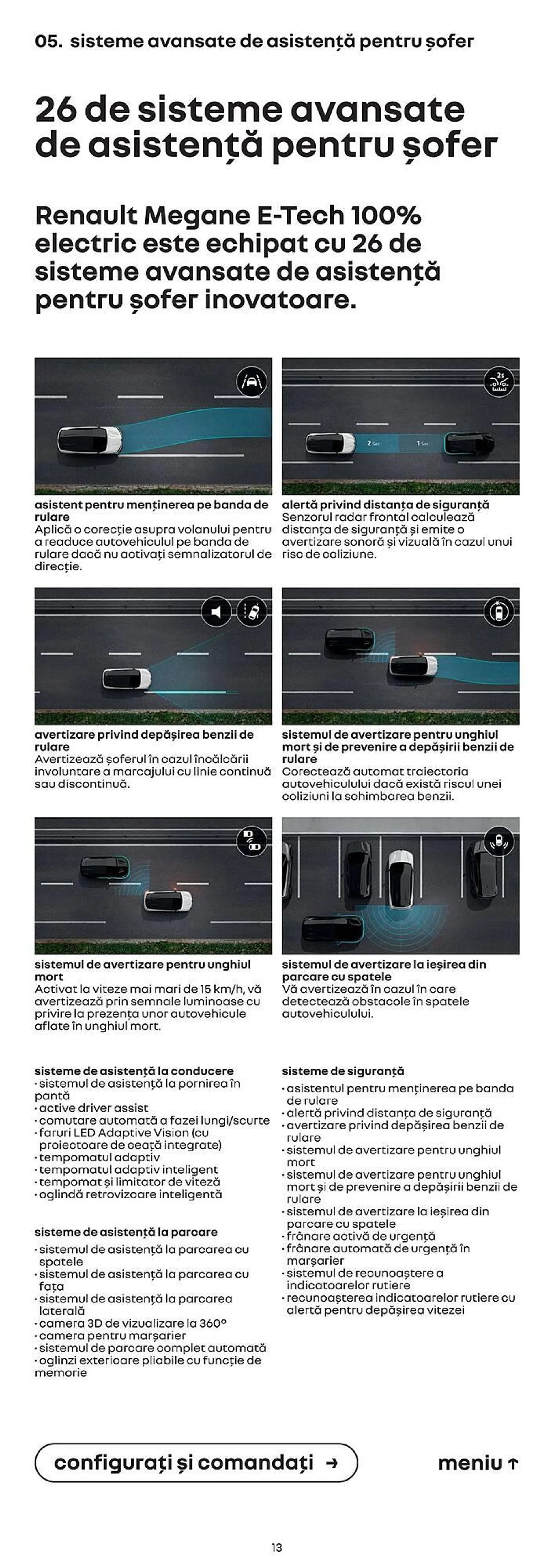 Catalog Catalog Renault Megane e-tech de la 30 iulie până la 31 ianuarie 2025 - Revista Pagina 13