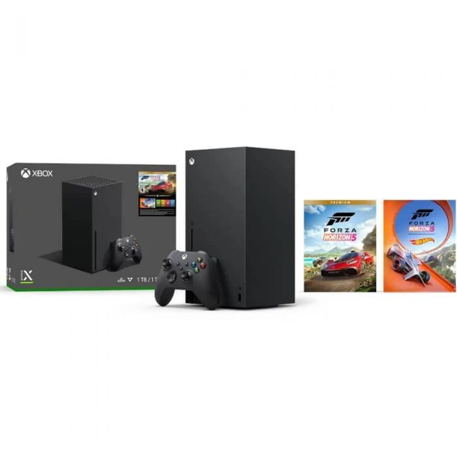 Consola Microsoft Xbox Series X, 1TB, Negru + Forza Horizon 5 Premium Edition