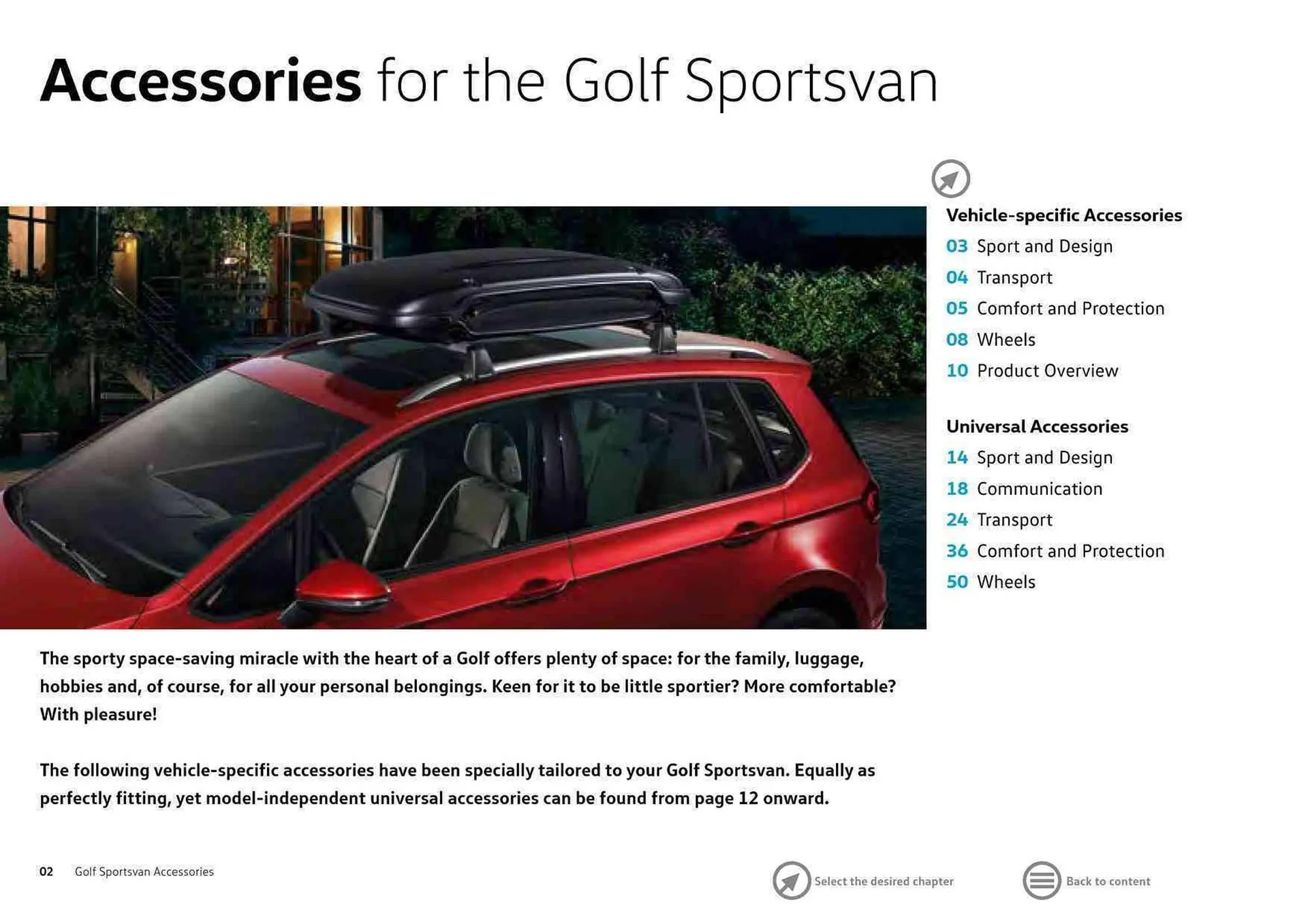 Volkswagen catalog - Golf Sportsvan - 2