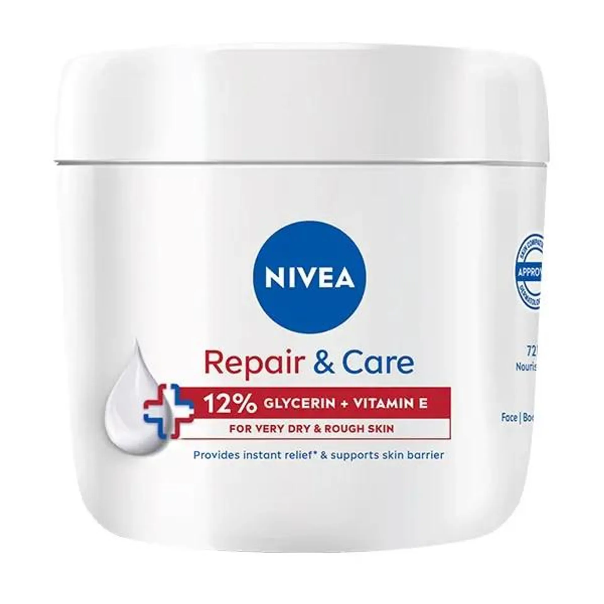 Crema Nivea Repair & Care cu 12% Glicerina si Vitamina E, 400 ml