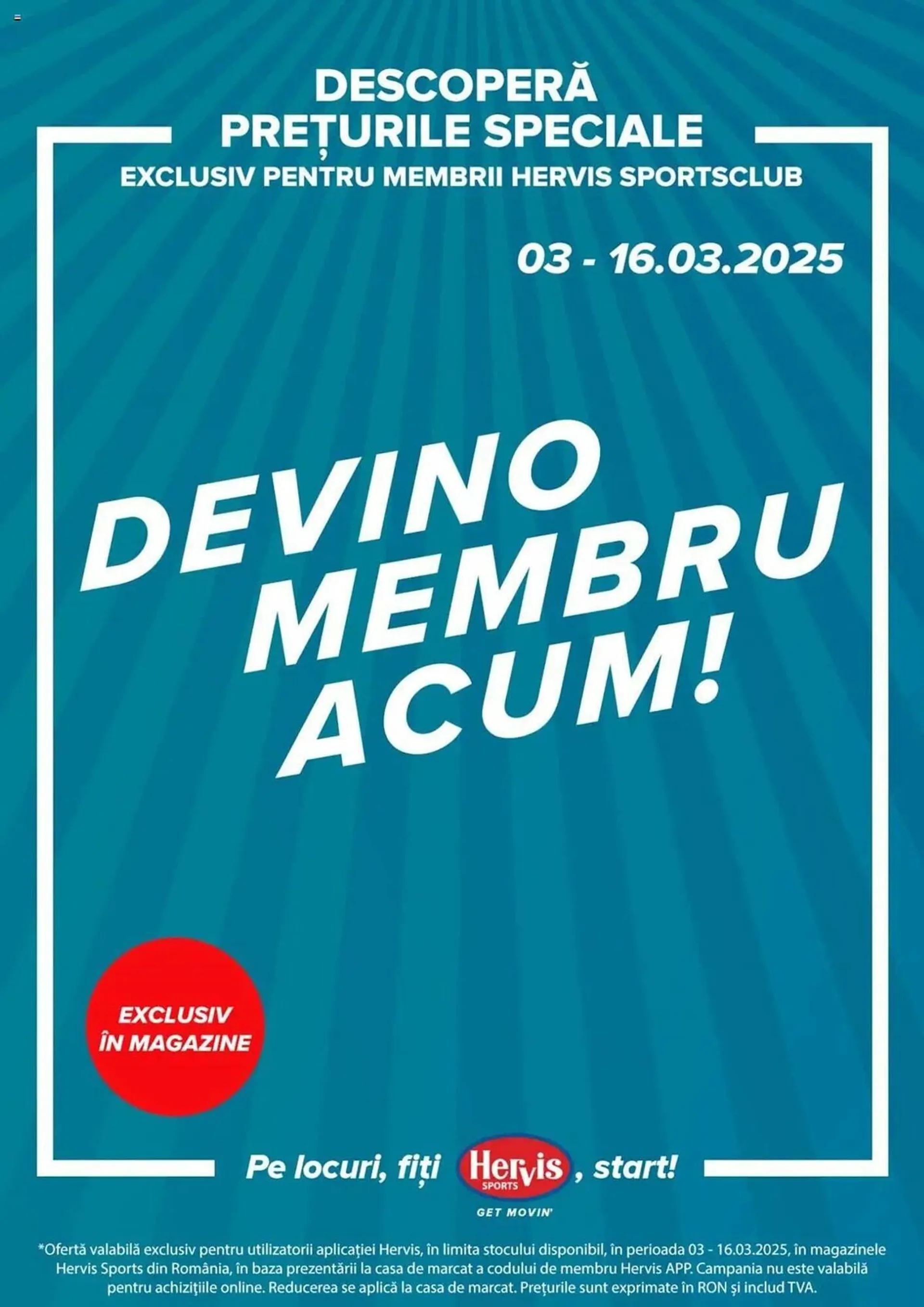 Catalog Catalog Hervis de la 3 martie până la 16 martie 2025 - Revista Pagina 1