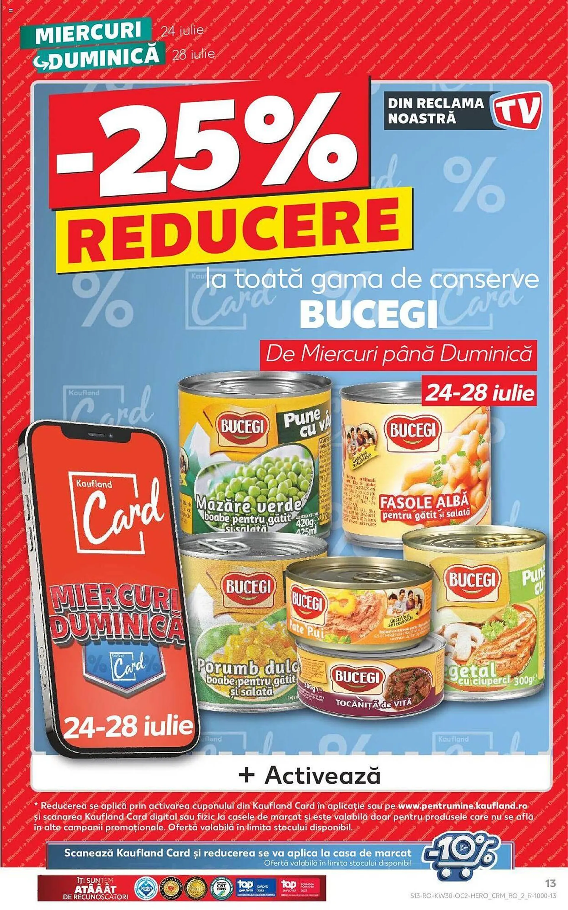 Catalog Kaufland catalog de la 24 iulie până la 30 iulie 2024 - Revista Pagina 13