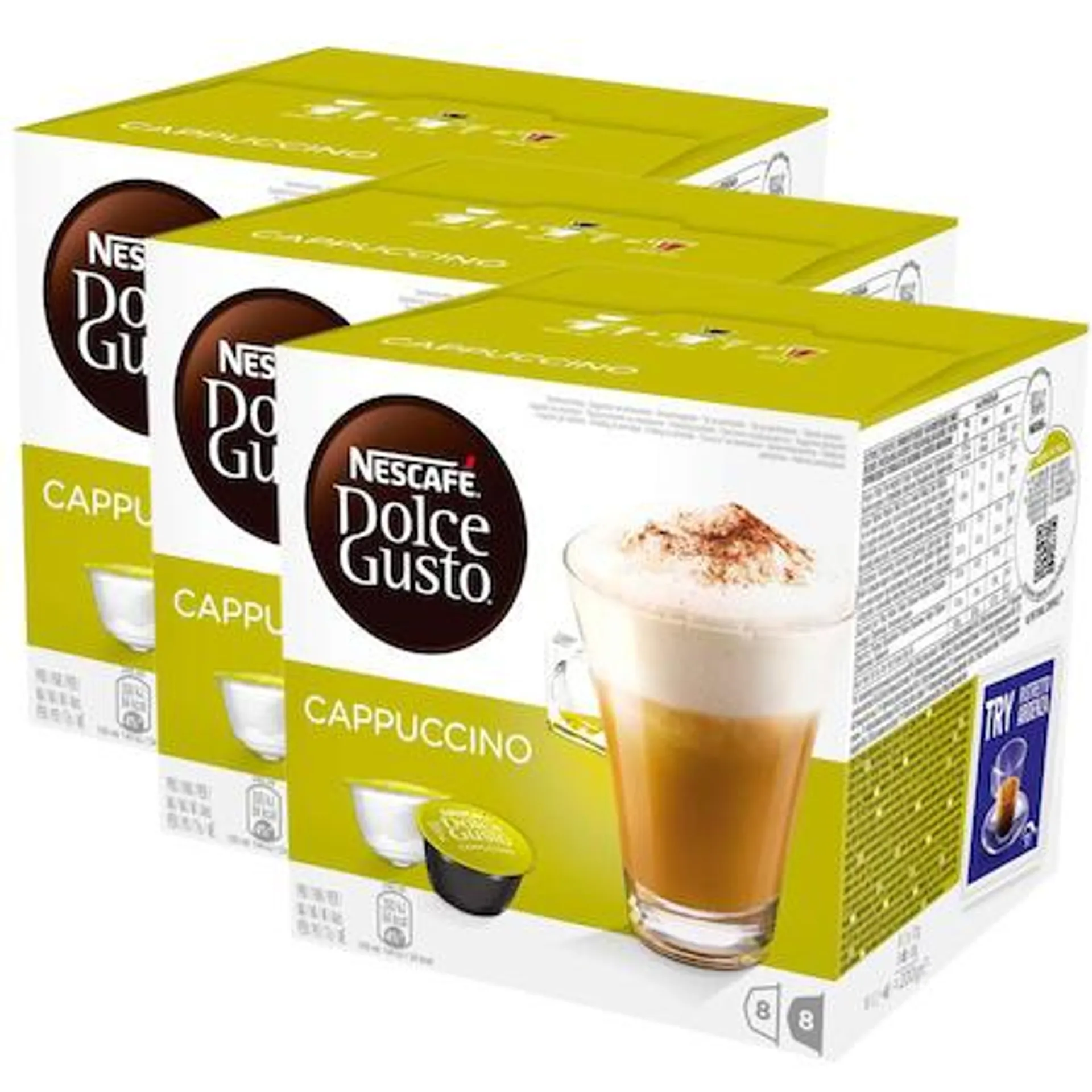 Set 3 x Capsule Nescafé Dolce Gusto Cappuccino, 48 capsule, 559.2g