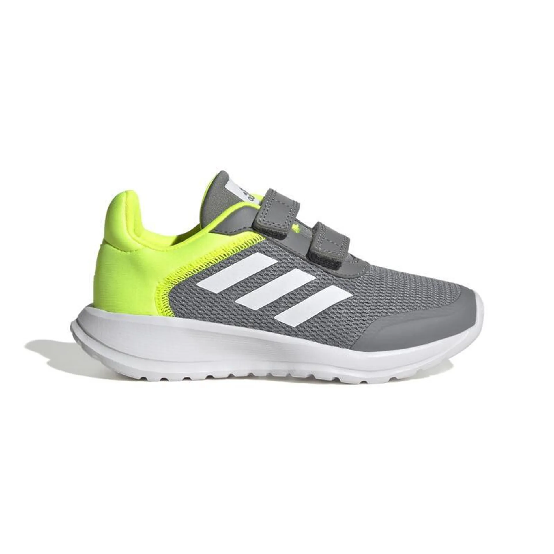 Încălțăminte Educație fizică ADIDAS TENSAUR RUN Gri-Alb-Galben Copii