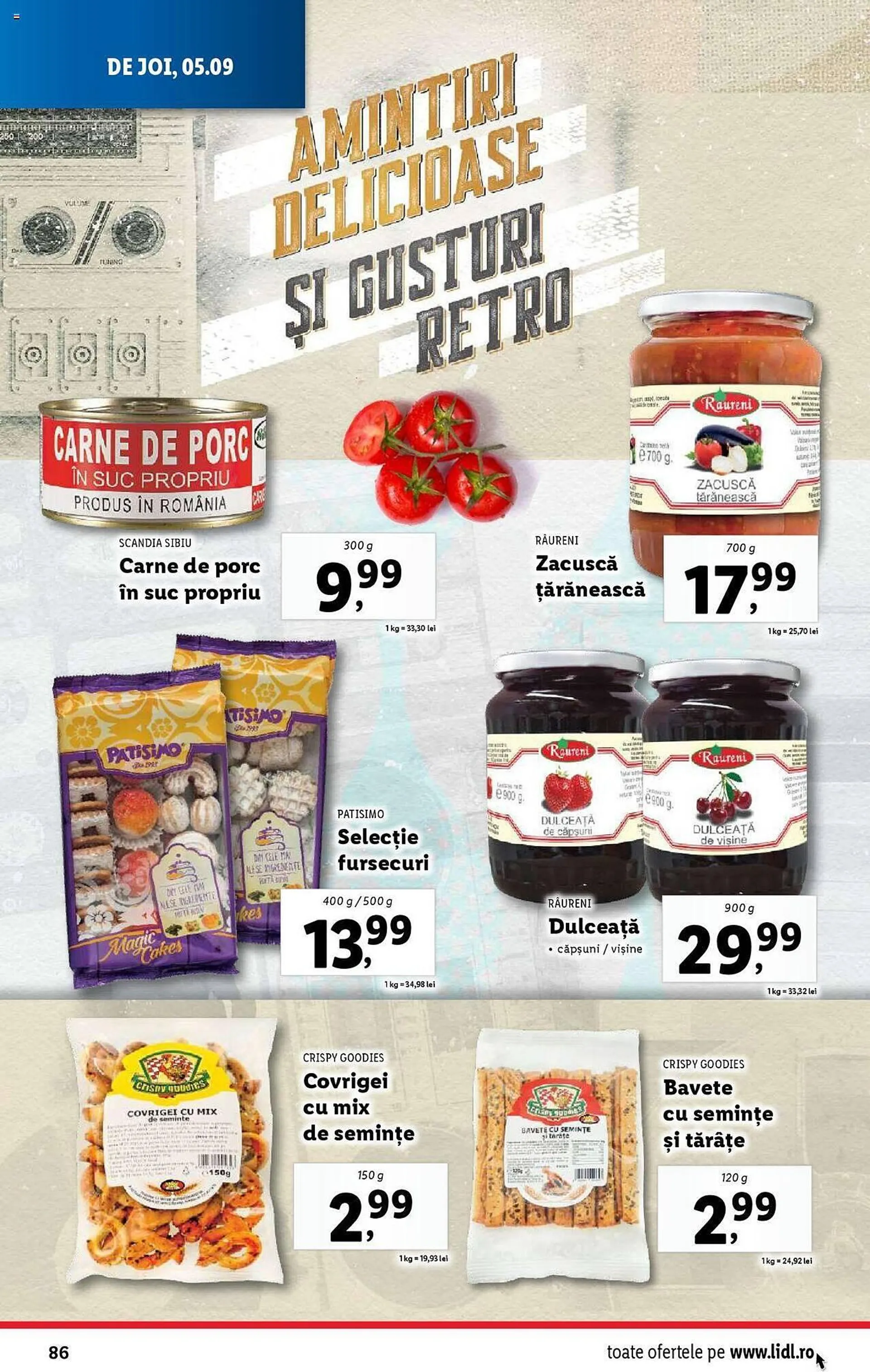 Catalog Catalog Lidl de la 2 septembrie până la 8 septembrie 2024 - Revista Pagina 86