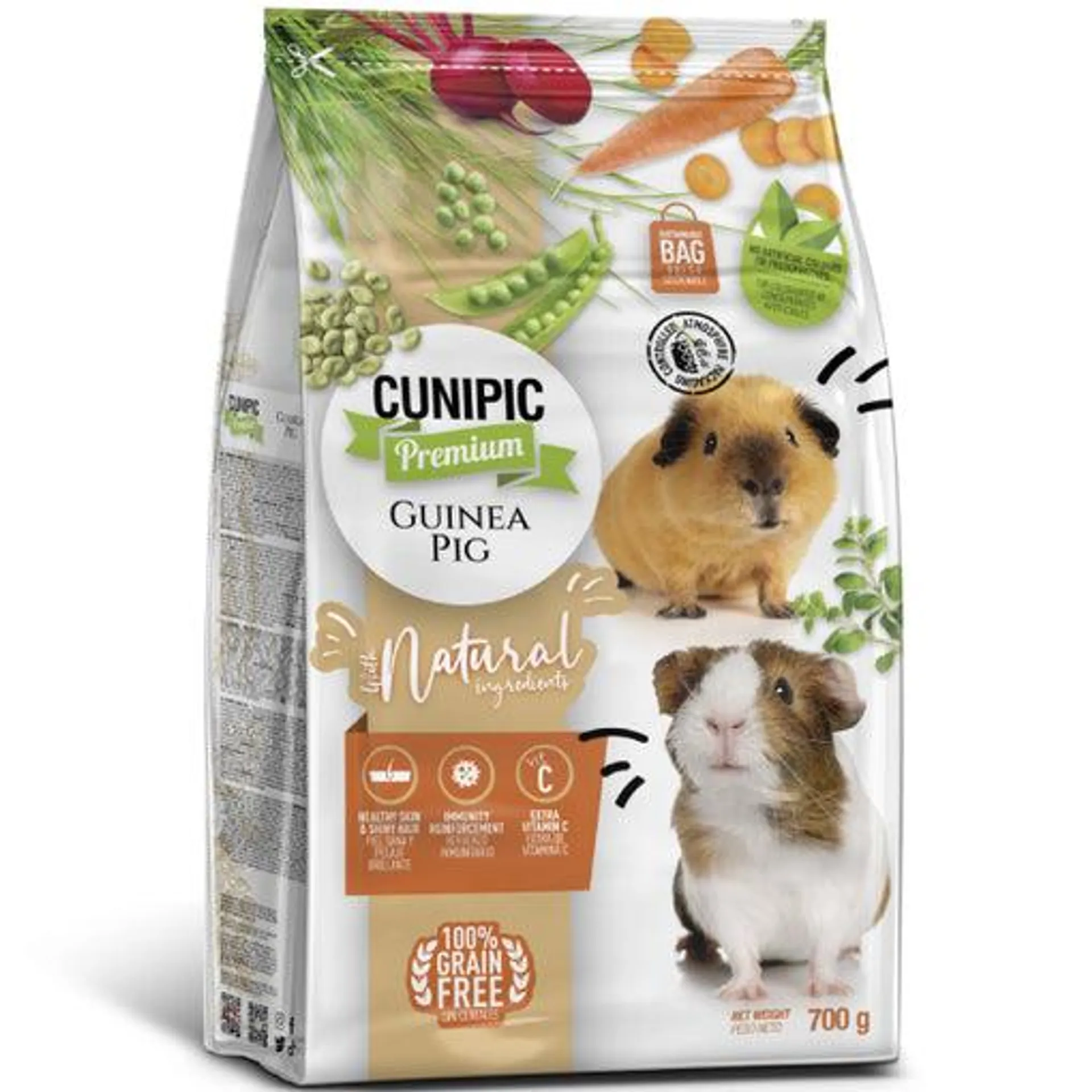 Hrana pentru porcusori de guineea Cunipic G-pic Premium 700g