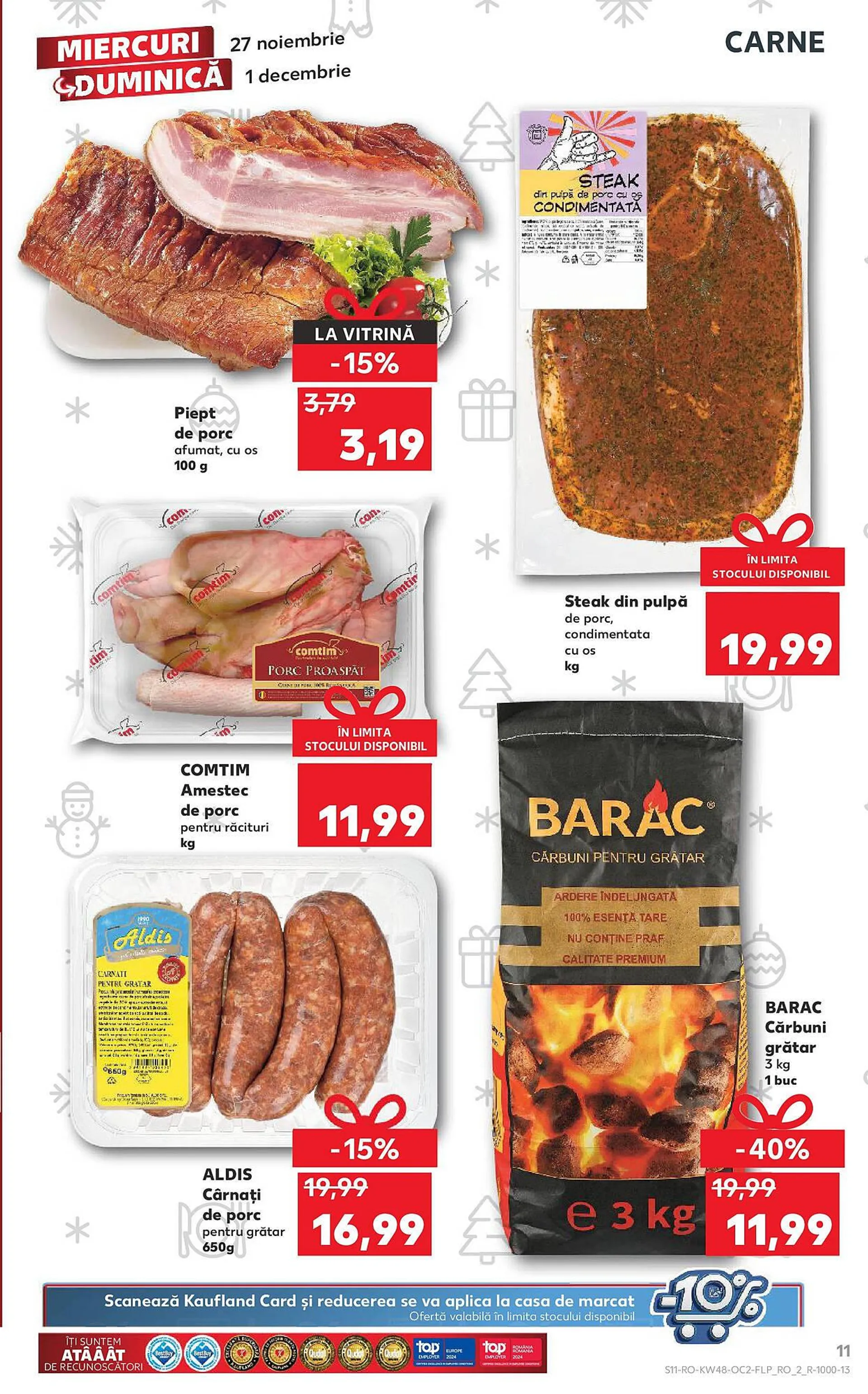 Catalog Catalog Kaufland de la 26 noiembrie până la 1 decembrie 2024 - Revista Pagina 11