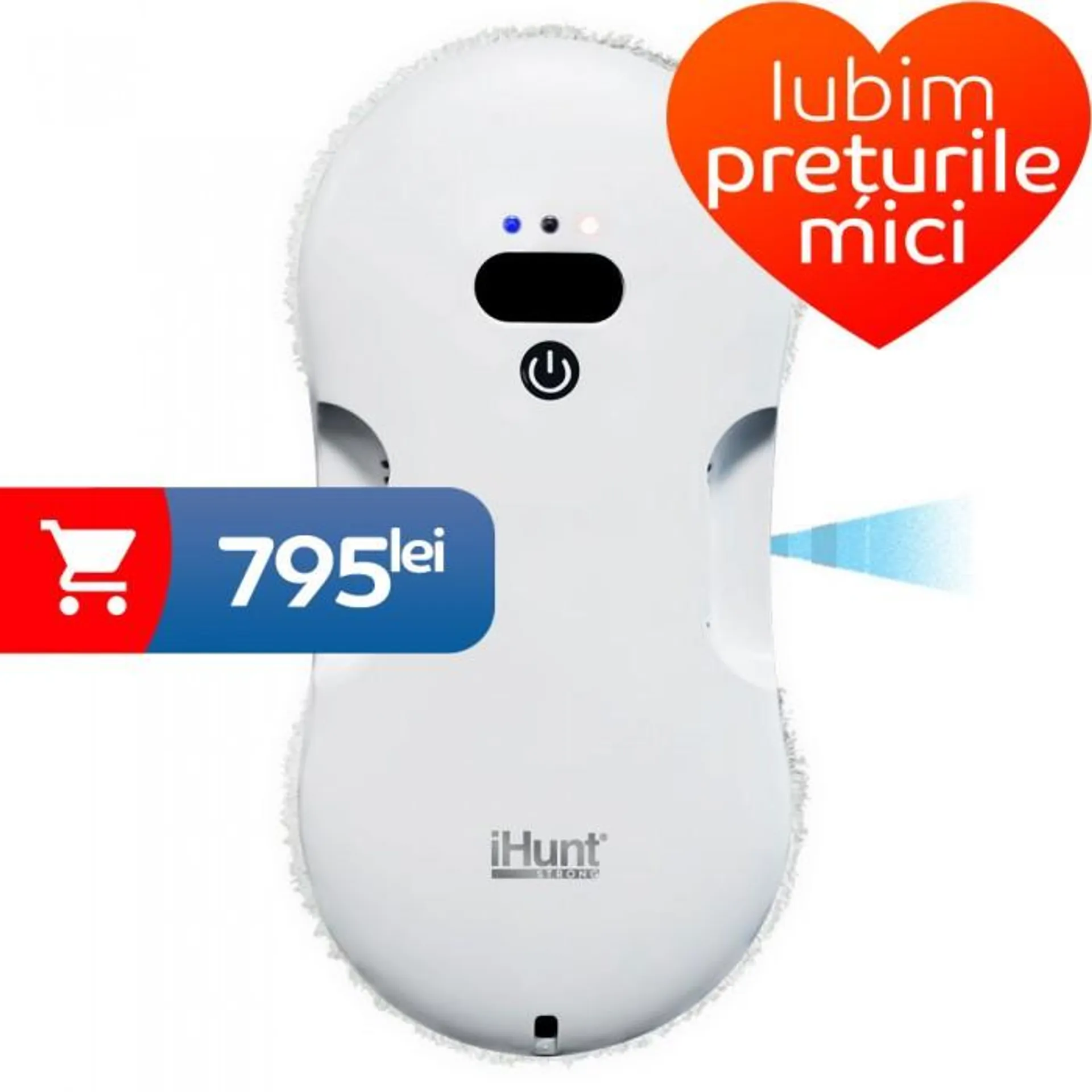 Robot curatare geamuri iHunt Smart Window 4 PRO Twin Spray