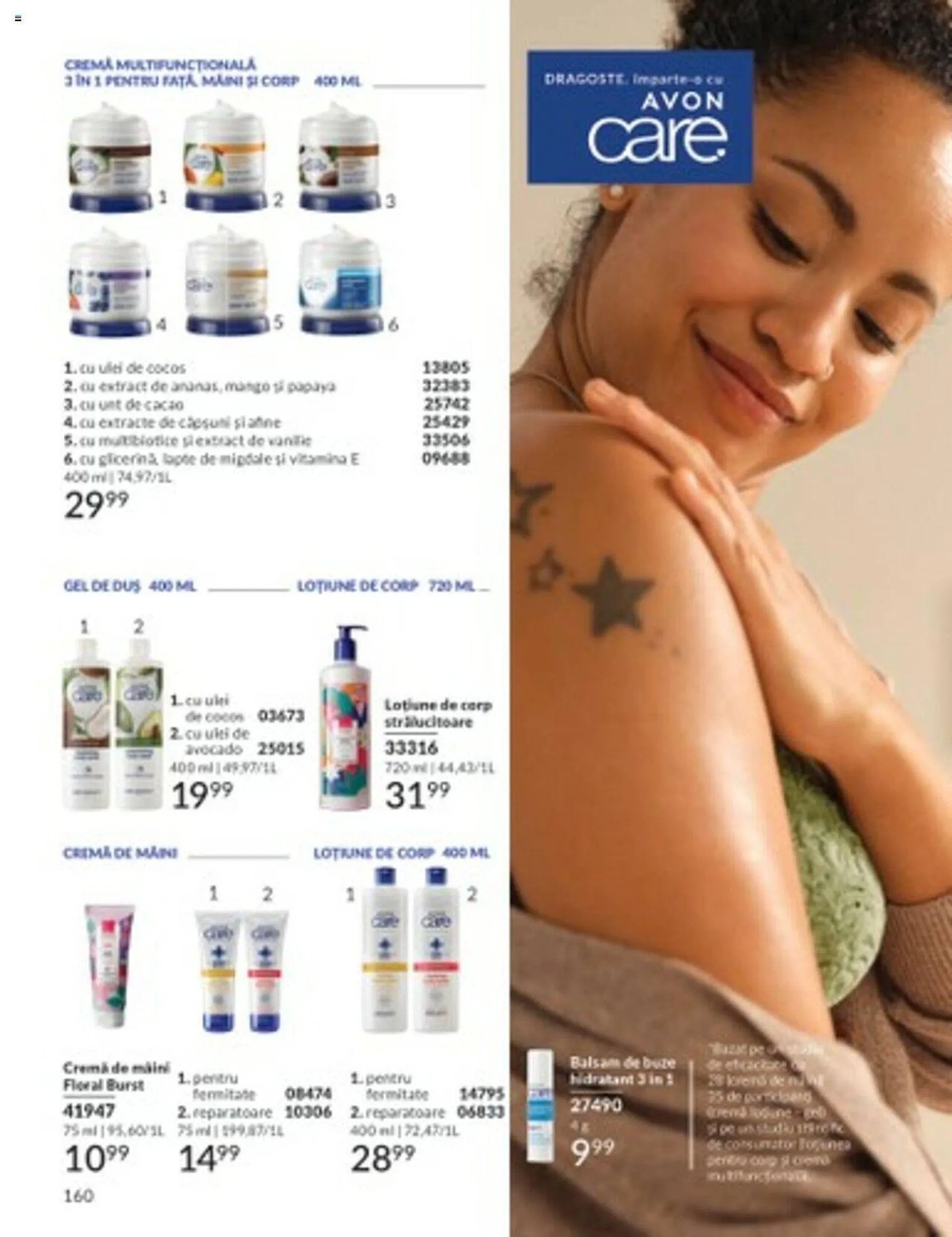 Catalog Avon catalog de la 1 iulie până la 31 iulie 2024 - Revista Pagina 160