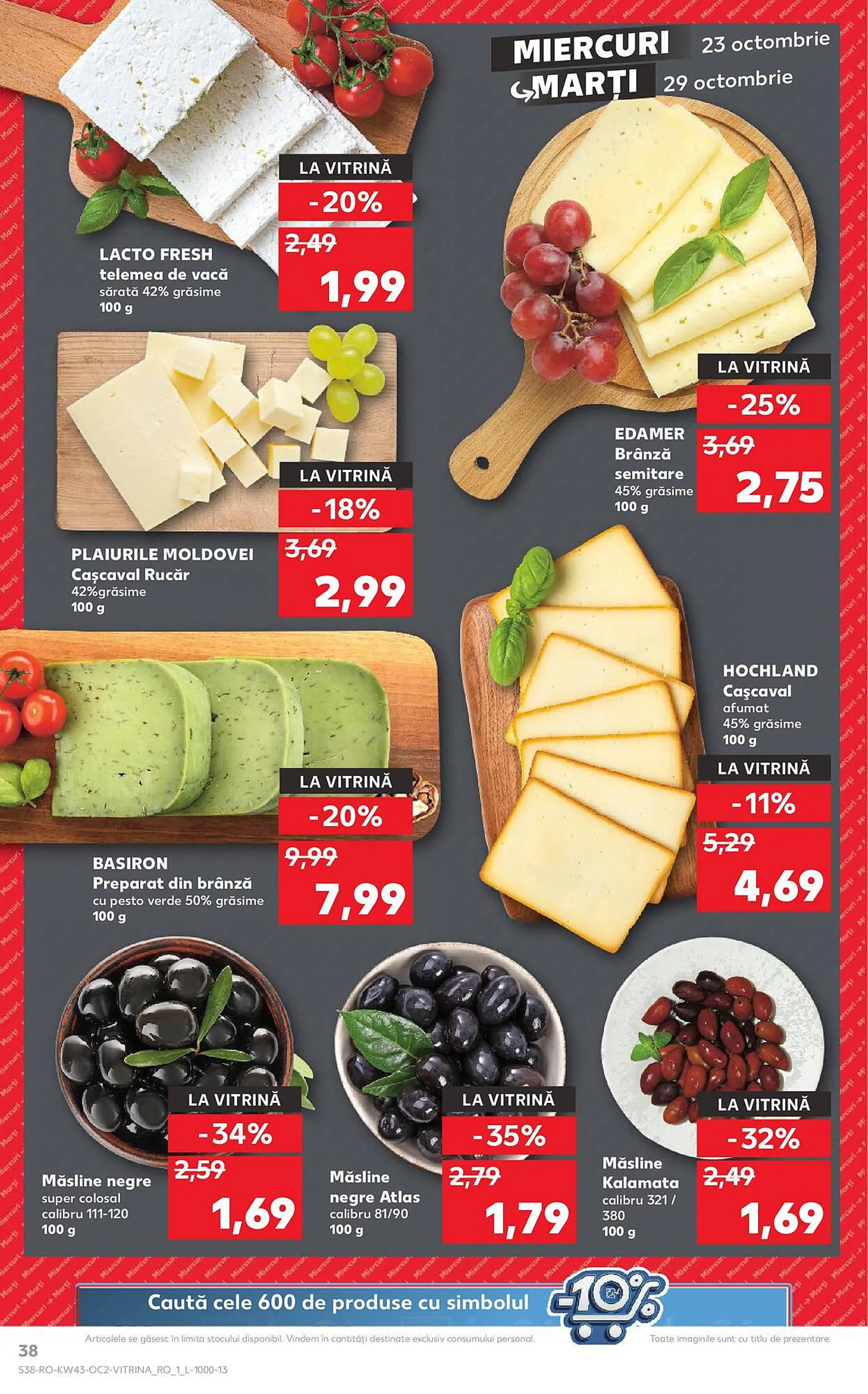 Catalog Catalog Kaufland de la 23 octombrie până la 29 octombrie 2024 - Revista Pagina 38