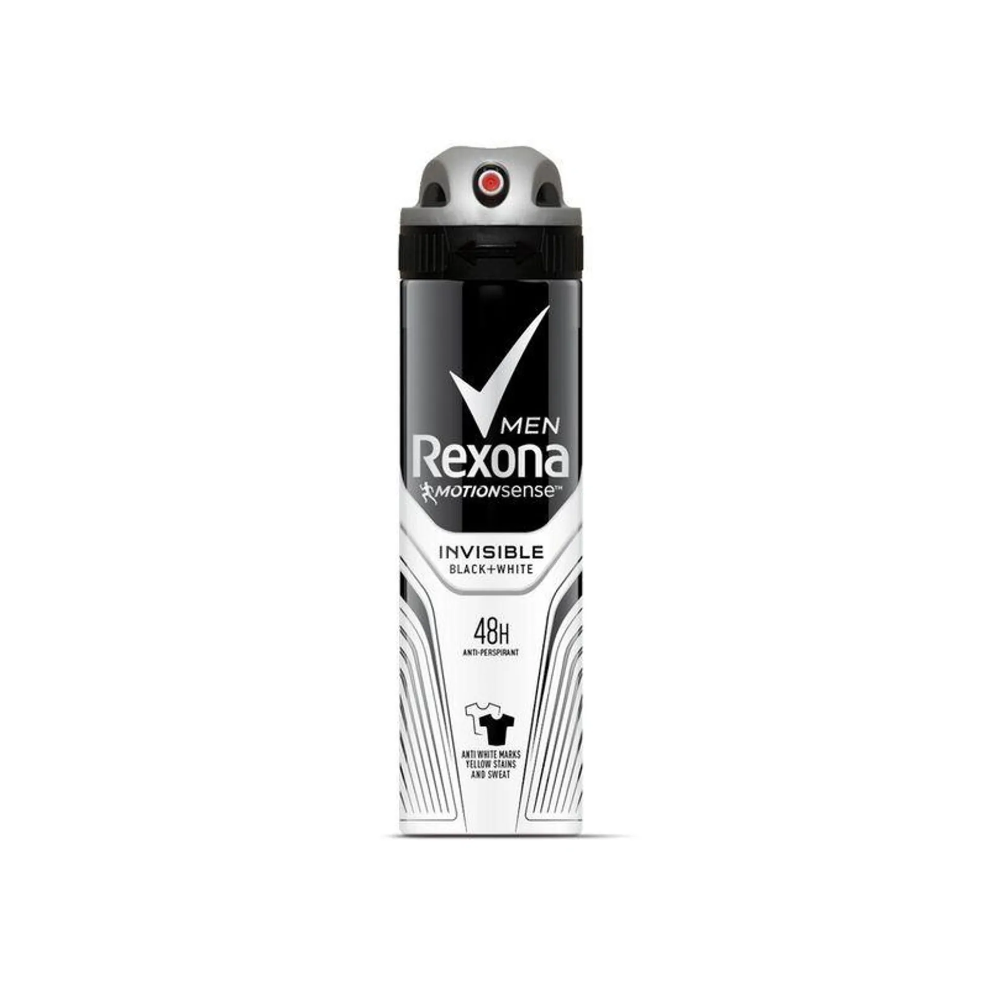 Deodorant spray Rexona Men Invisible B+W 150 ml