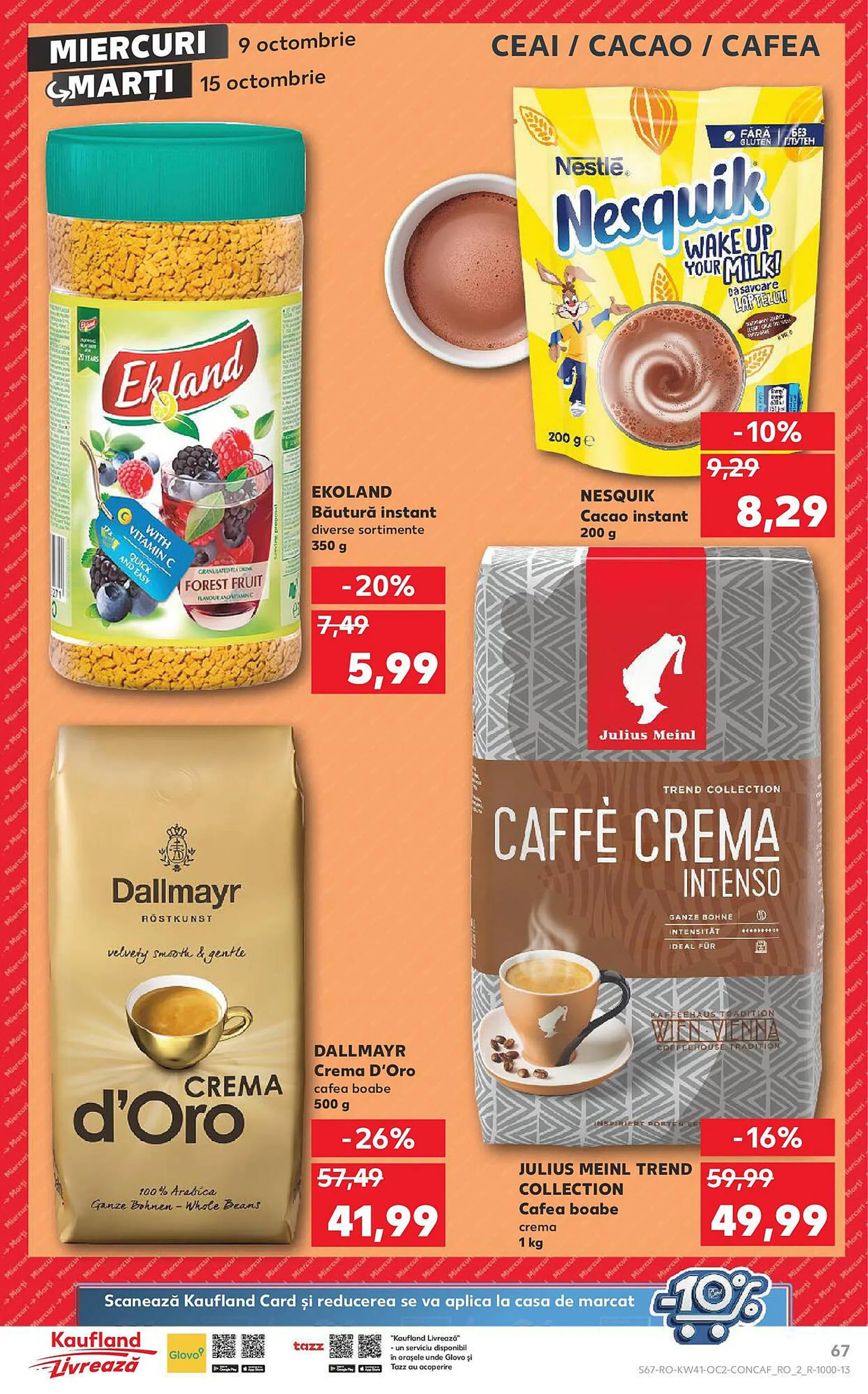 Catalog Catalog Kaufland de la 8 octombrie până la 13 octombrie 2024 - Revista Pagina 67