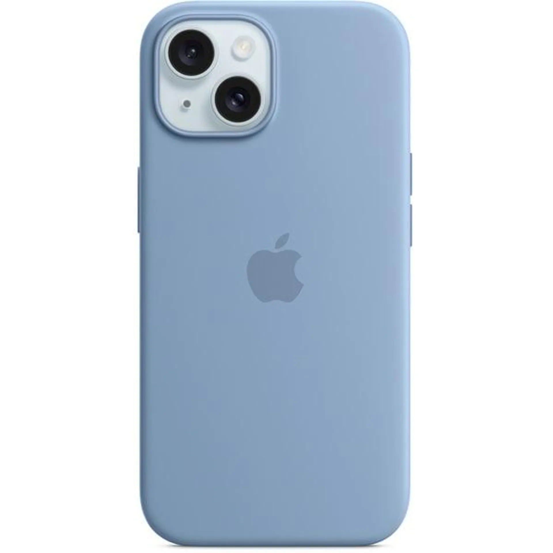 Husa telefon APPLE iPhone 15 Silicone Case cu MagSafe - Winter Blue, MT0Y3ZM/A