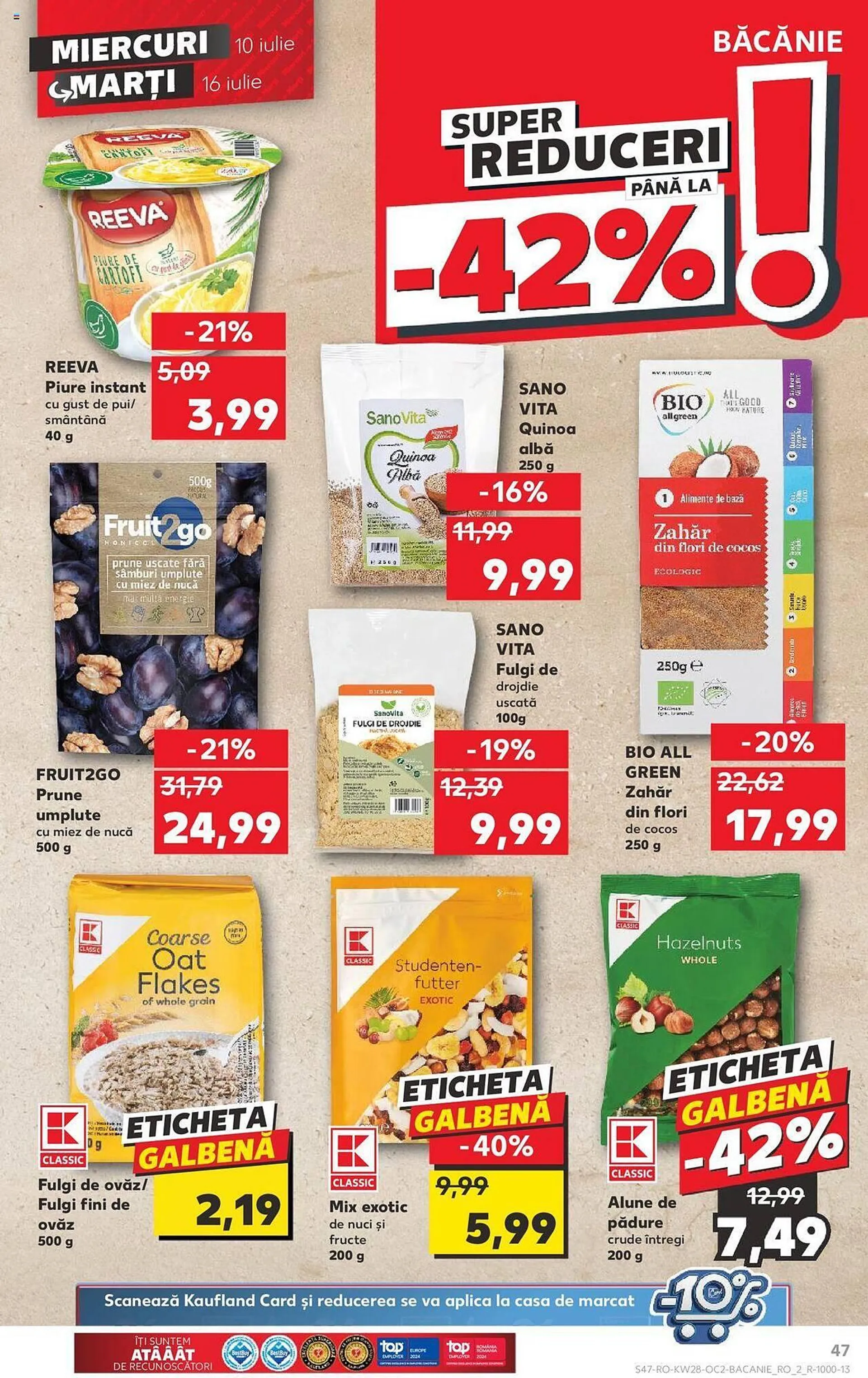 Catalog Kaufland catalog de la 10 iulie până la 16 iulie 2024 - Revista Pagina 47