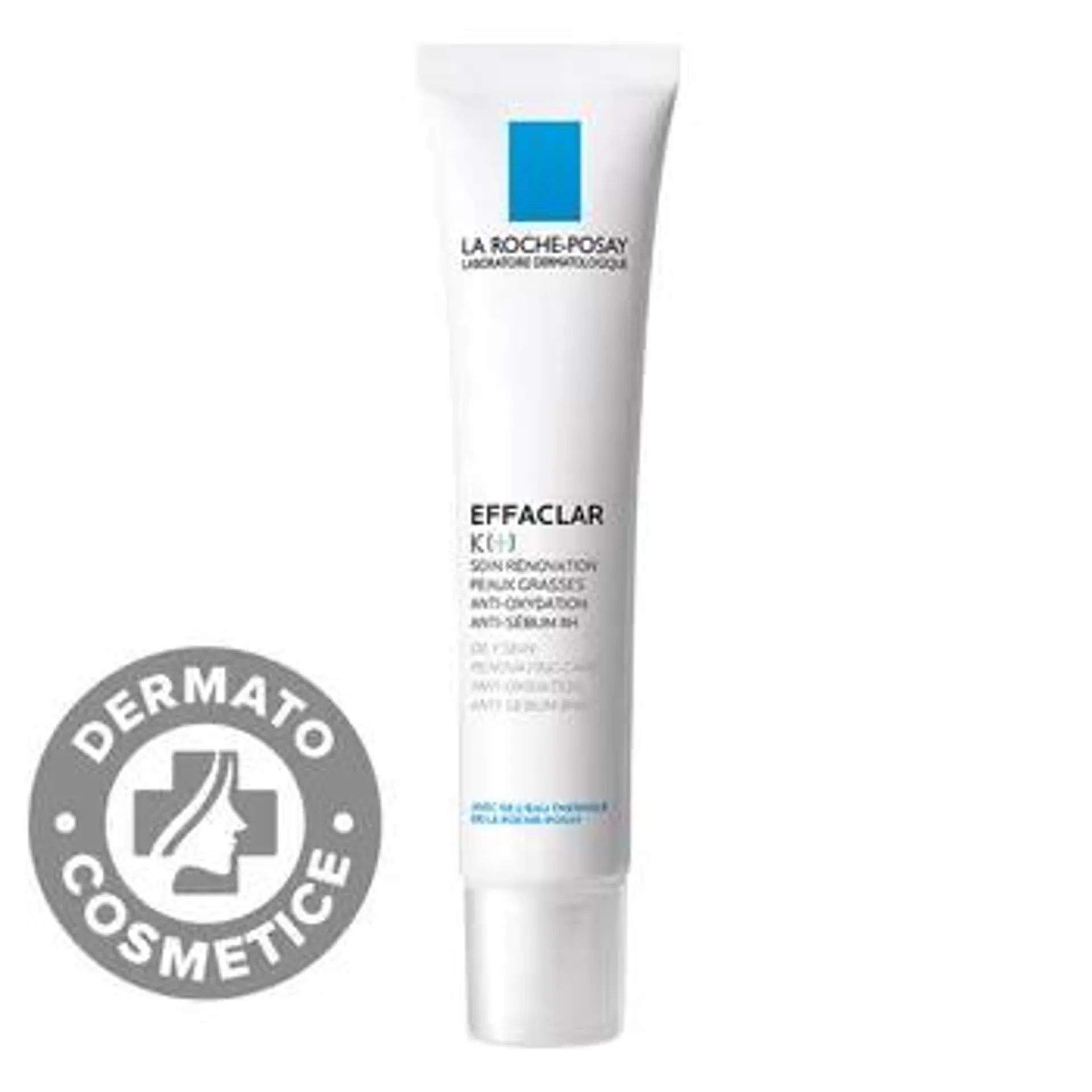 Crema fluida renovatoare pentru ten gras 8h Effaclar K+, 40ml, La Roche-Posay