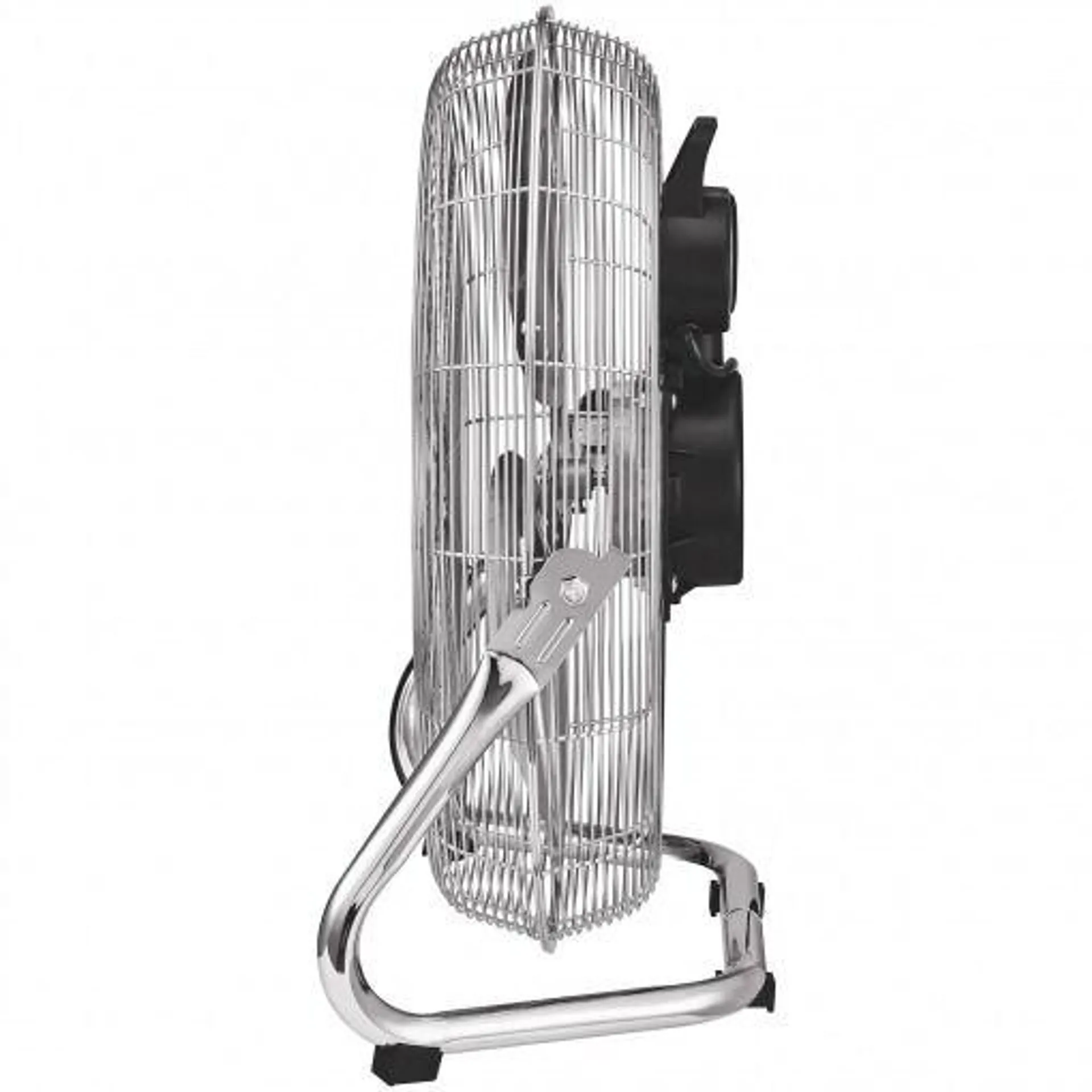 Ventilator podea Klindo KHV18-21, 125W, 3 viteze, diametru 46 cm, Argintiu