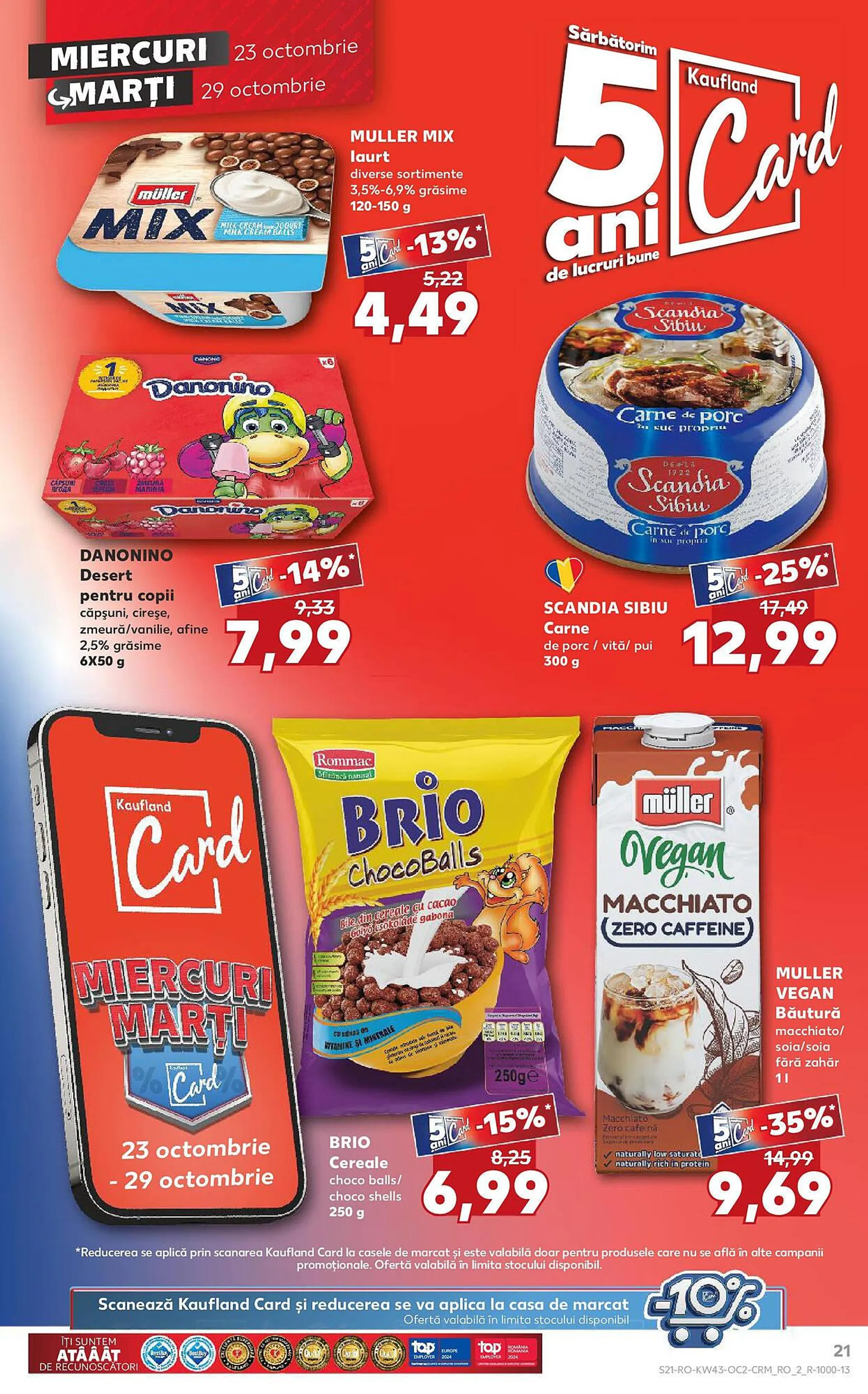 Catalog Catalog Kaufland de la 23 octombrie până la 29 octombrie 2024 - Revista Pagina 21